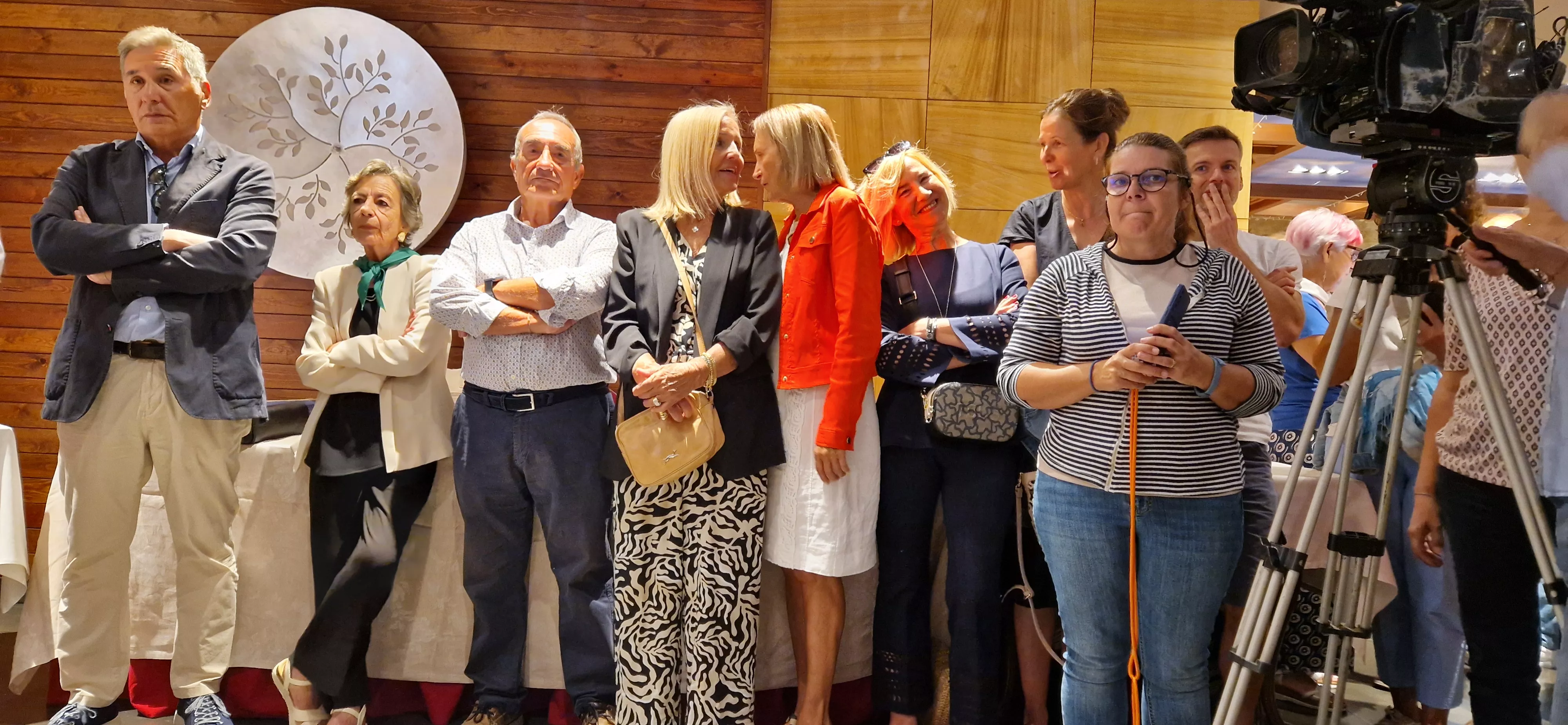 Entrega del Bordón del Peregrino del Camino de Santiago a Irún. Foto Myriam Martínez 