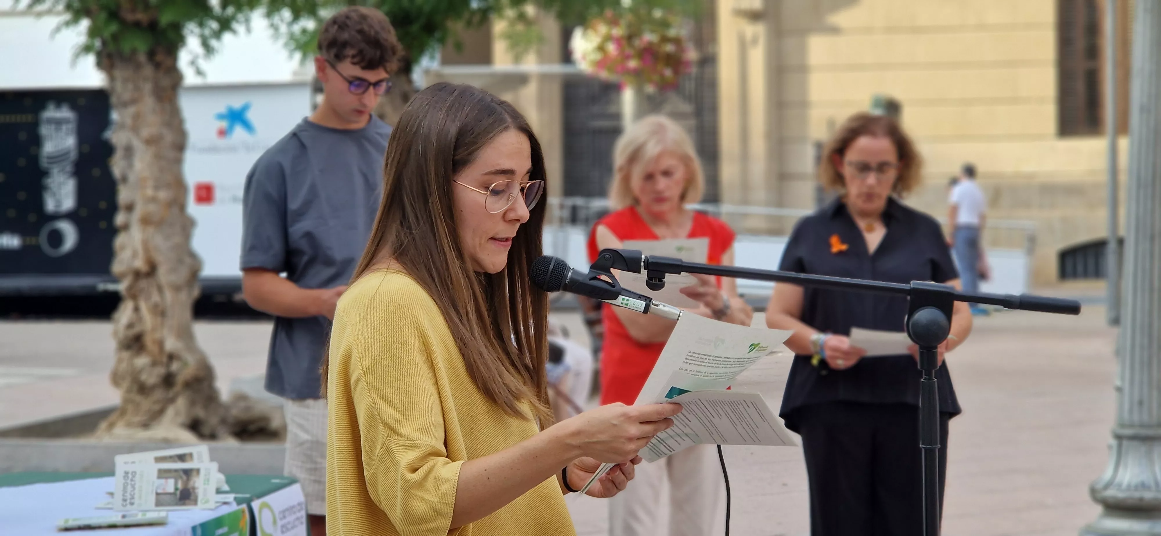 Lucía Torner. Jornada sobre el suicidio organizada por el Centro de Escucha de Cruz Blanca. Foto Myriam Martínez
