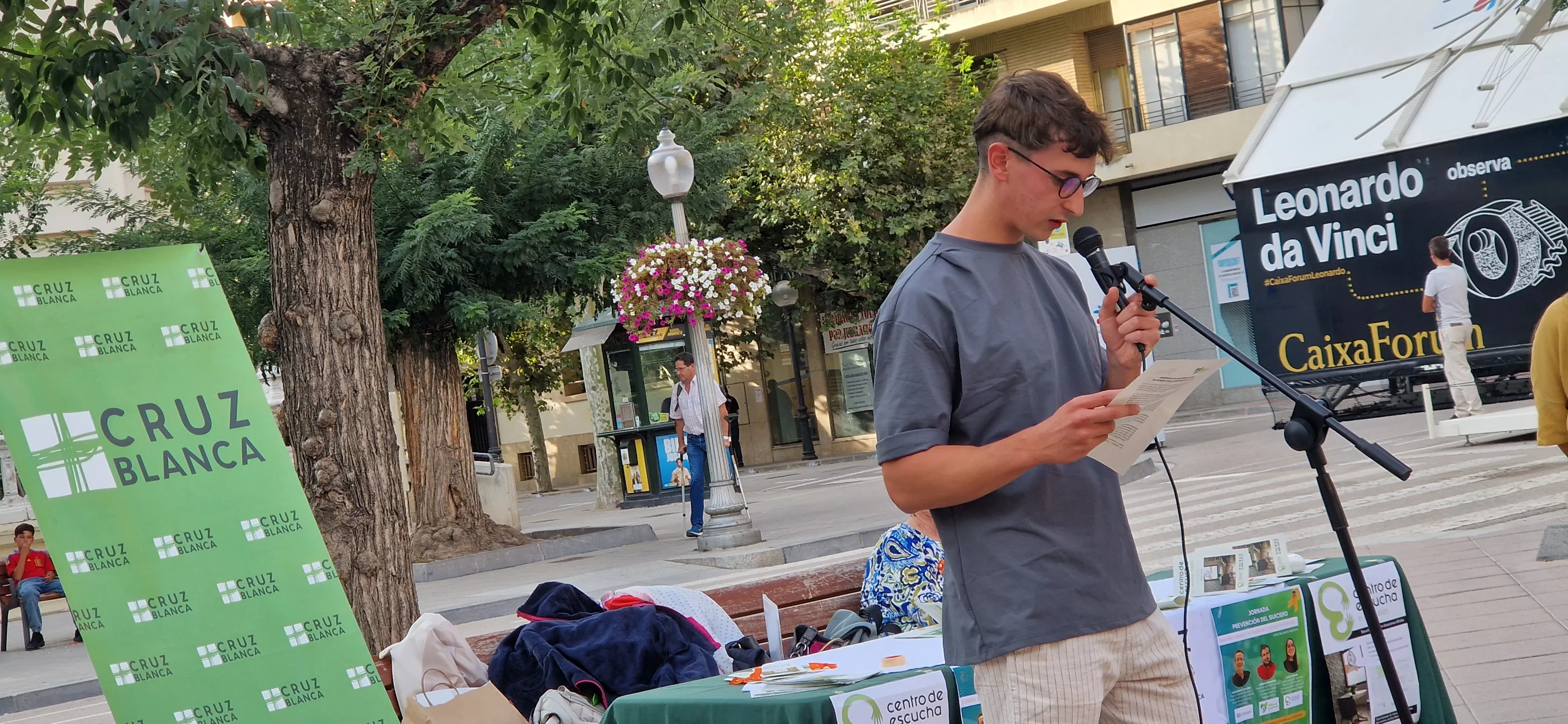 Jornada sobre el suicidio organizada por el Centro de Escucha de Cruz Blanca. Foto Myriam Martínez