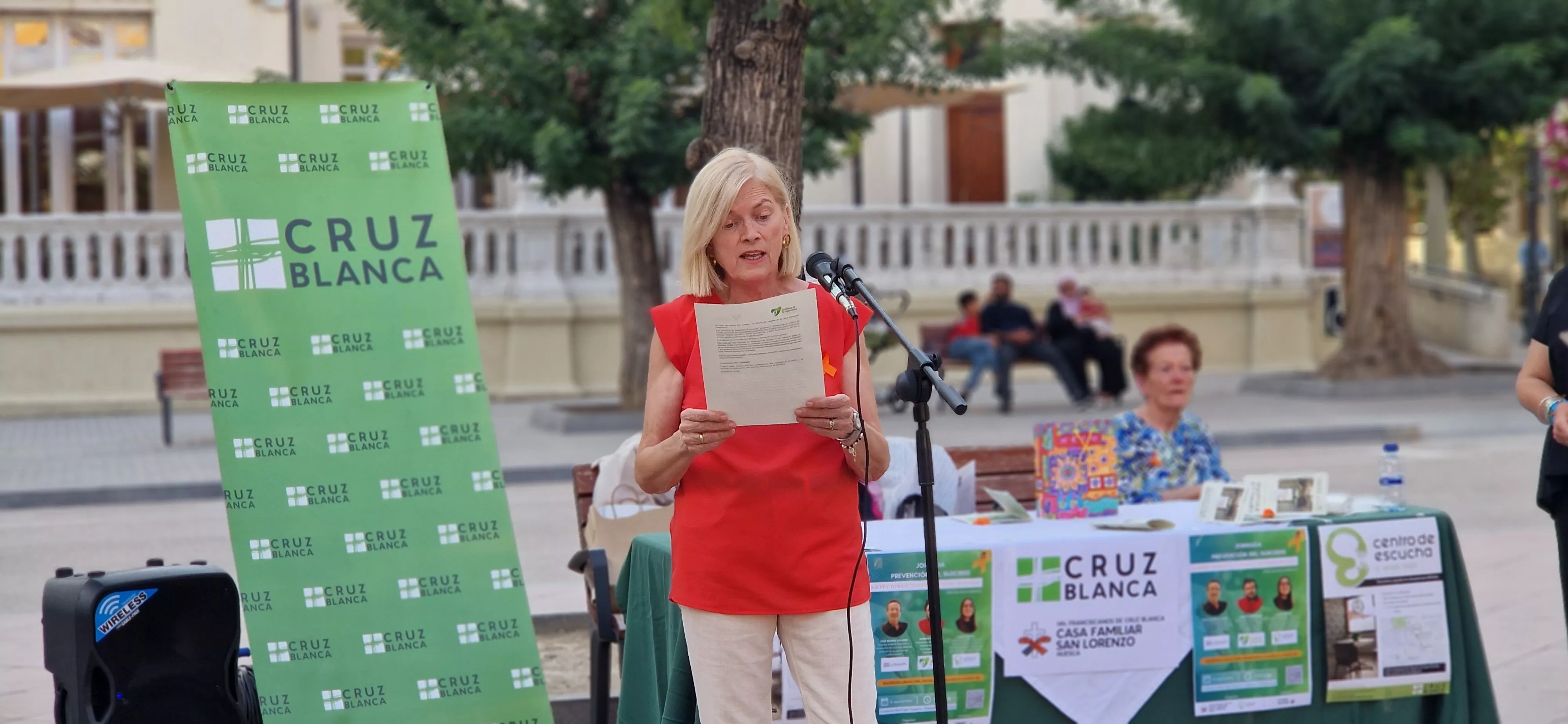 Jornada sobre el suicidio organizada por el Centro de Escucha de Cruz Blanca. Foto Myriam Martínez
