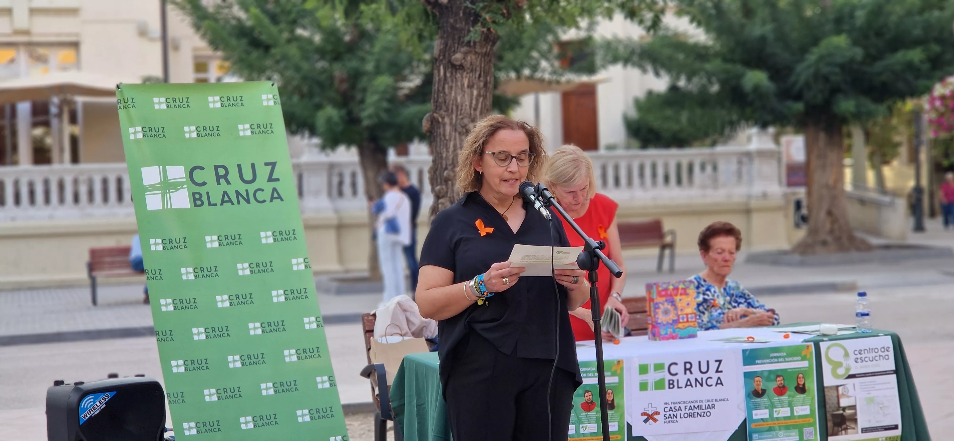 Jornada sobre el suicidio organizada por el Centro de Escucha de Cruz Blanca. Foto Myriam Martínez