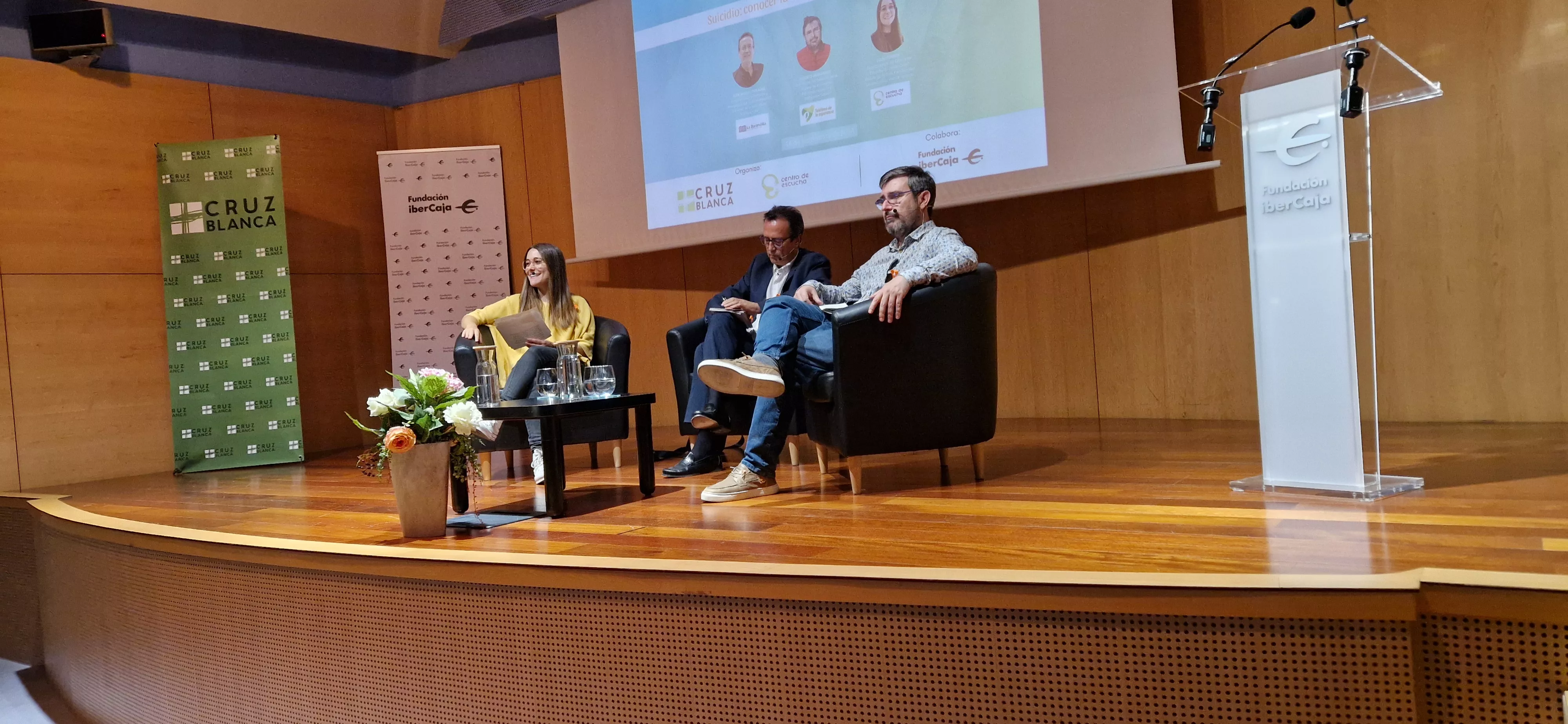 Lucía Torner, José Manuel Dolader y Alberto Hernández. Foto Myriam Martínez
