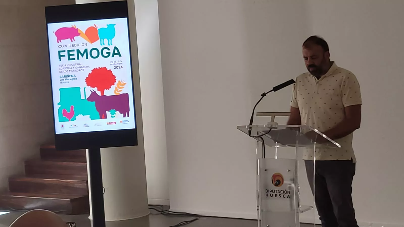 Presentación de la 38 edición de Femoga en Sariñena