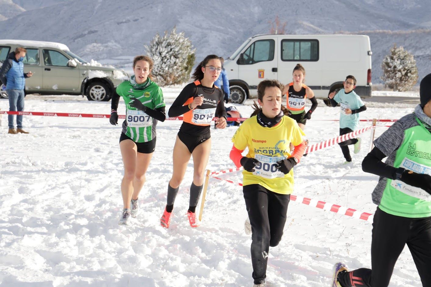 El Cross de la Montaña se celebró con nieve en la pasada edición. Foto: CA Olimpo