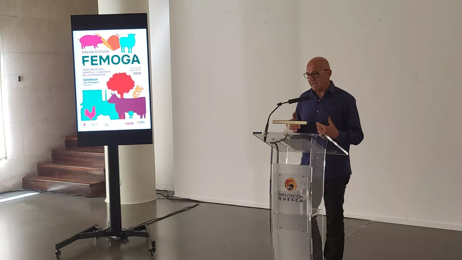 Presentación de la 38 edición de Femoga en Sariñena