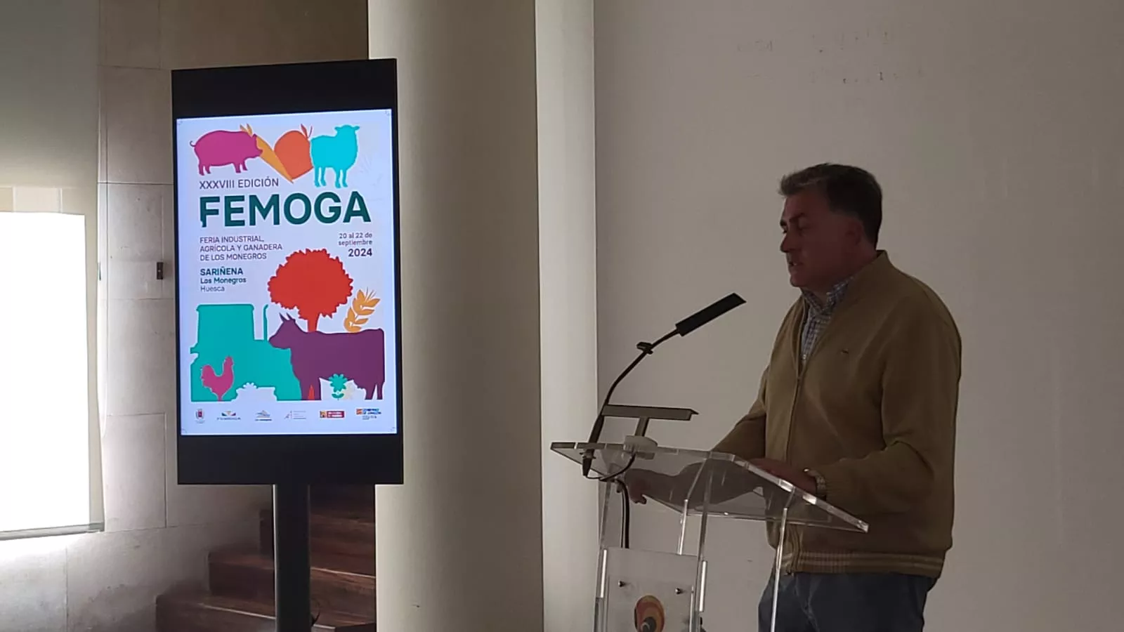 Presentación de la 38 edición de Femoga en Sariñena