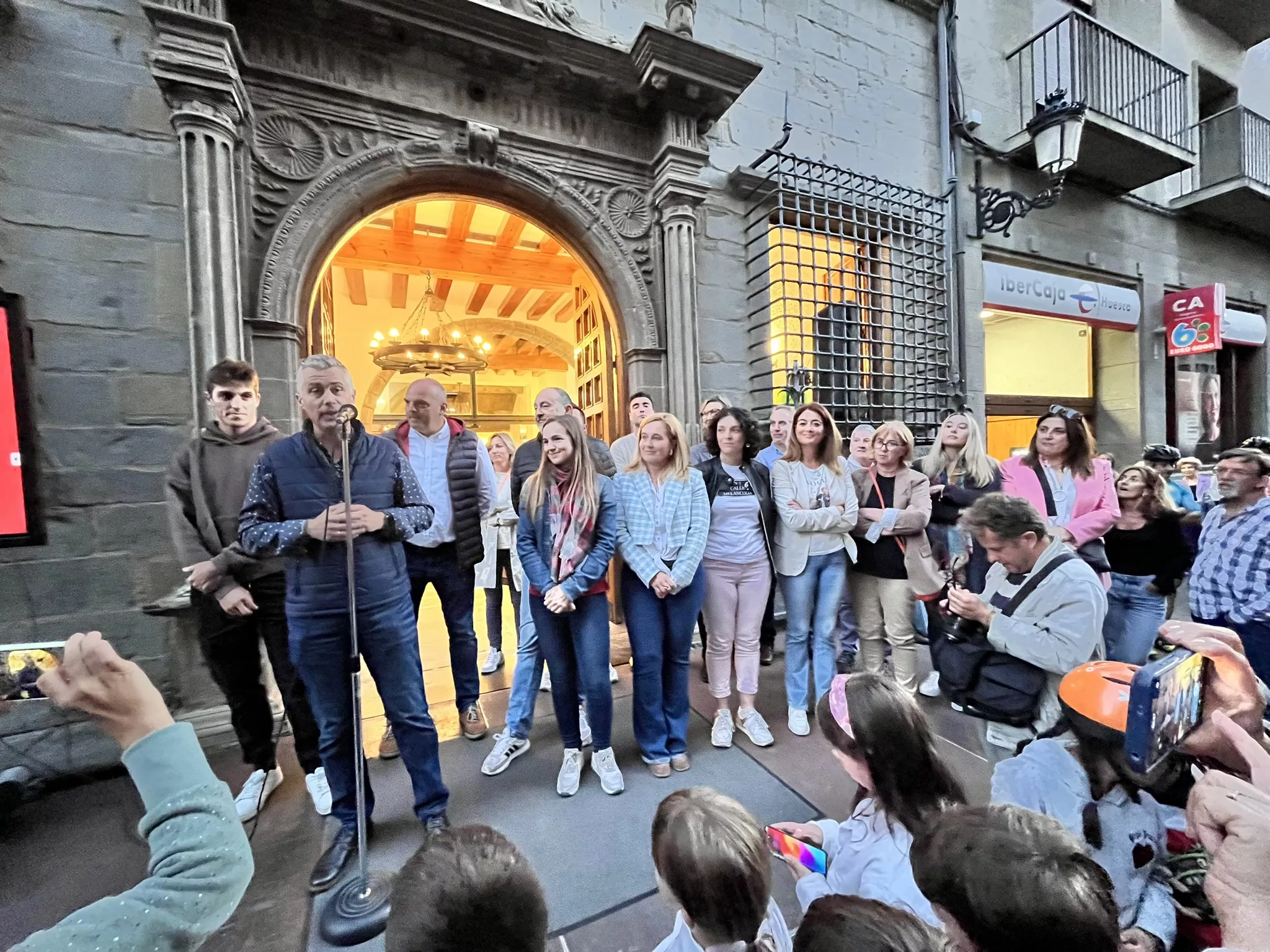 Homenaje a Pablo Castrillo en Jaca. Foto Ayuntamiento de Jaca