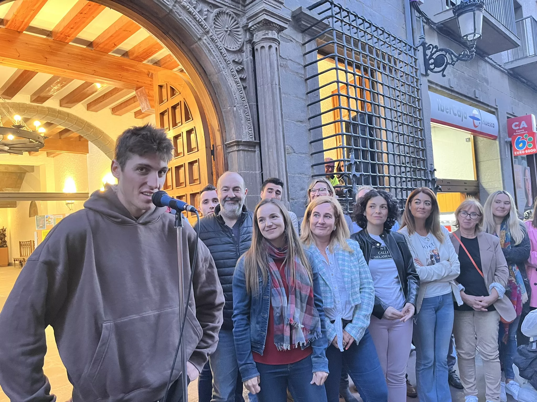 Homenaje a Pablo Castrillo en Jaca. Foto Ayuntamiento de Jaca