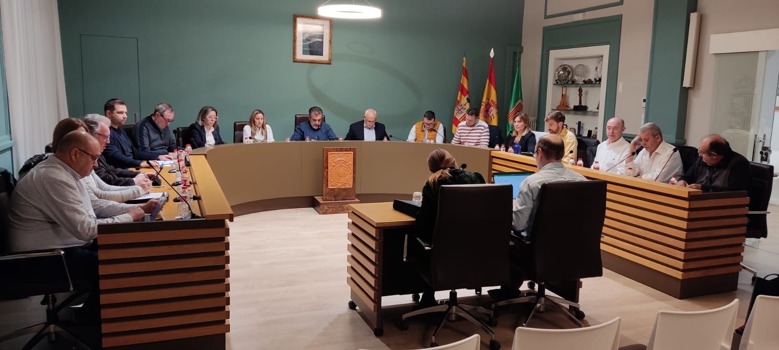 Pleno celebrado por el Ayuntamiento de Fraga