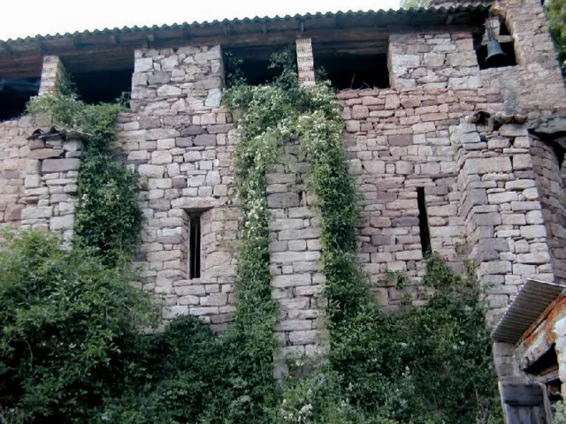 Monasterio de los Santos Justo y Pastor en Urmella, Bisaurri. Foto Marta Puyol Ibart (en X, cuenta de Hispania Nostra)
