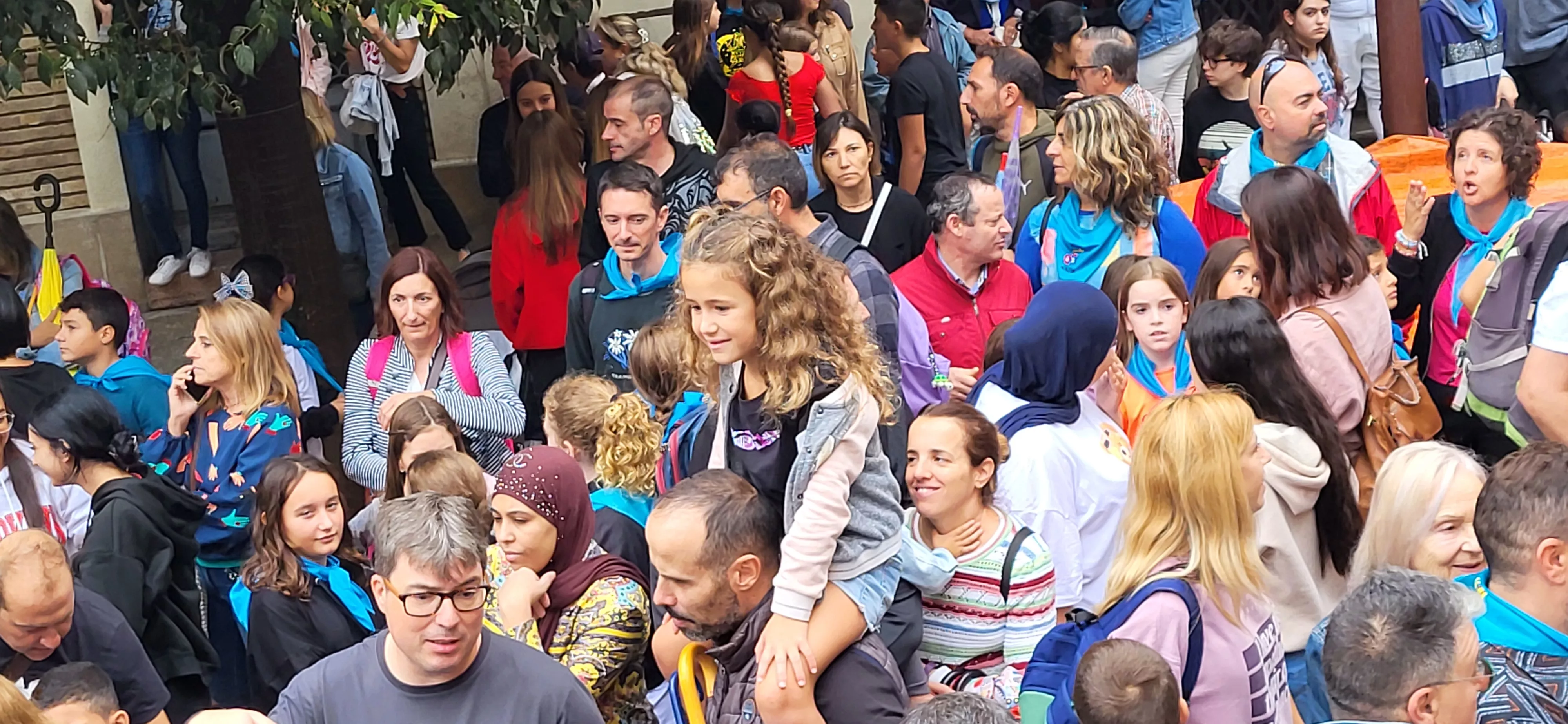 Codetazo infantil con el que Monzón ha iniciado las fiestas de San Mateo 2024. Foto Mercedes Manterola