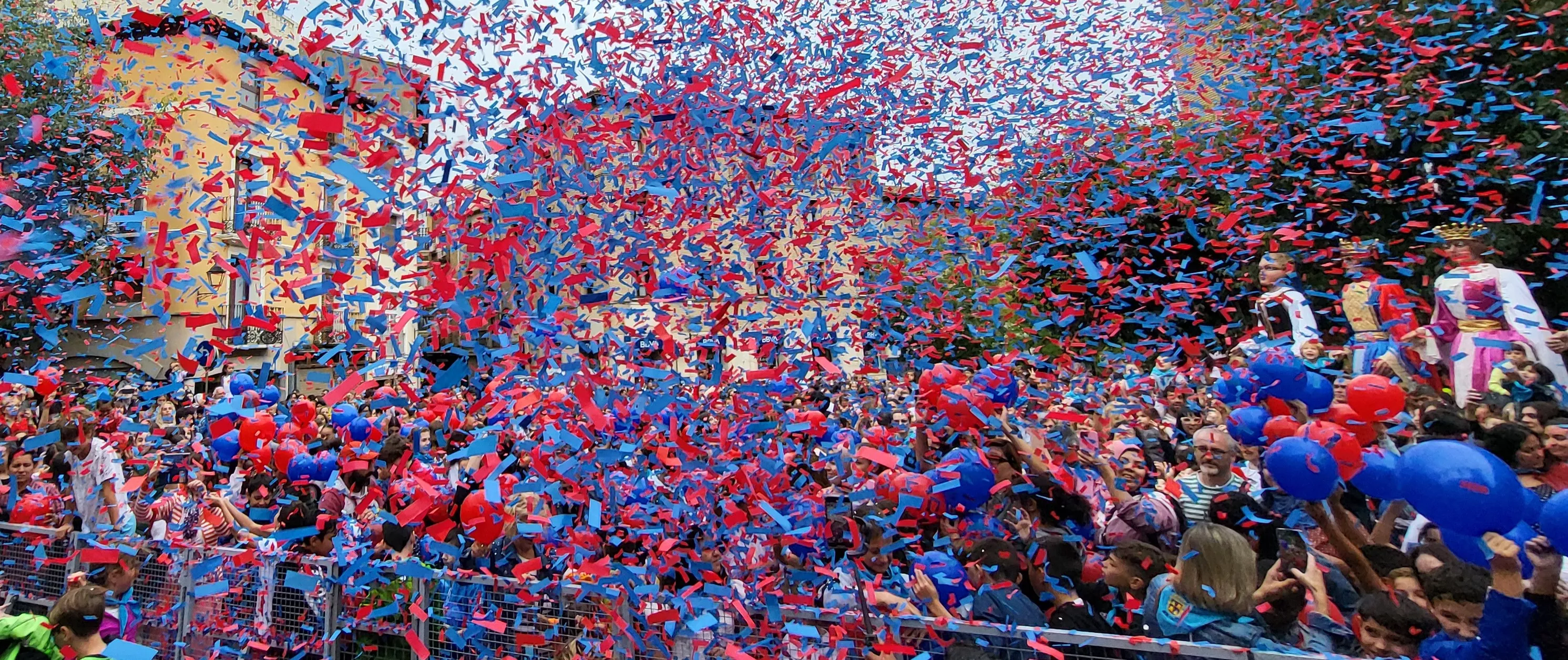 Codetazo infantil con el que Monzón ha iniciado las fiestas de San Mateo 2024. Foto Mercedes Manterola