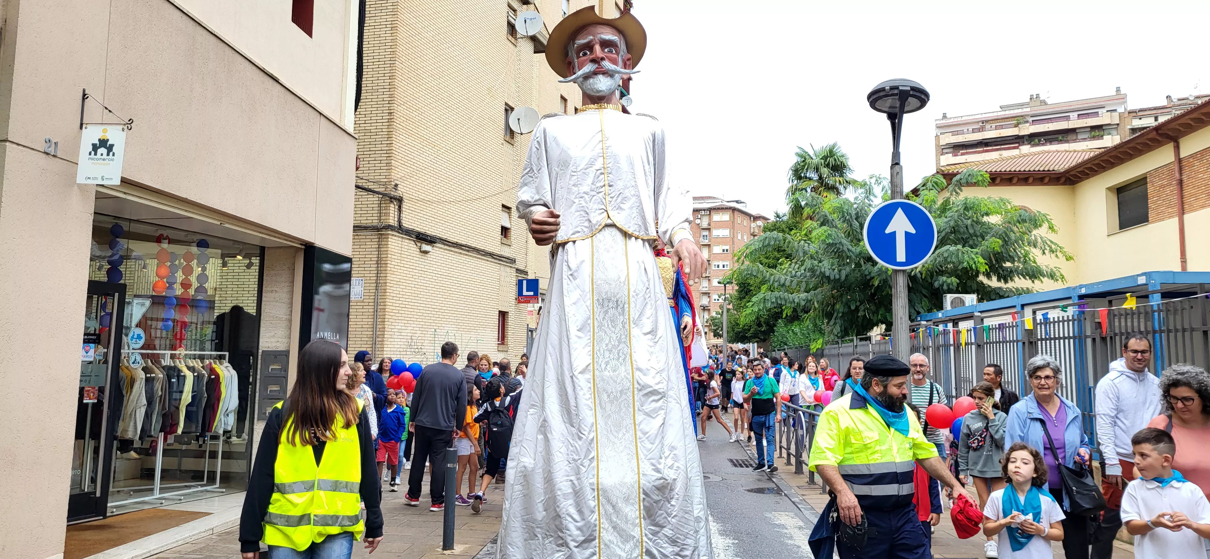 Codetazo infantil con el que Monzón ha iniciado las fiestas de San Mateo 2024. Foto Mercedes Manterola