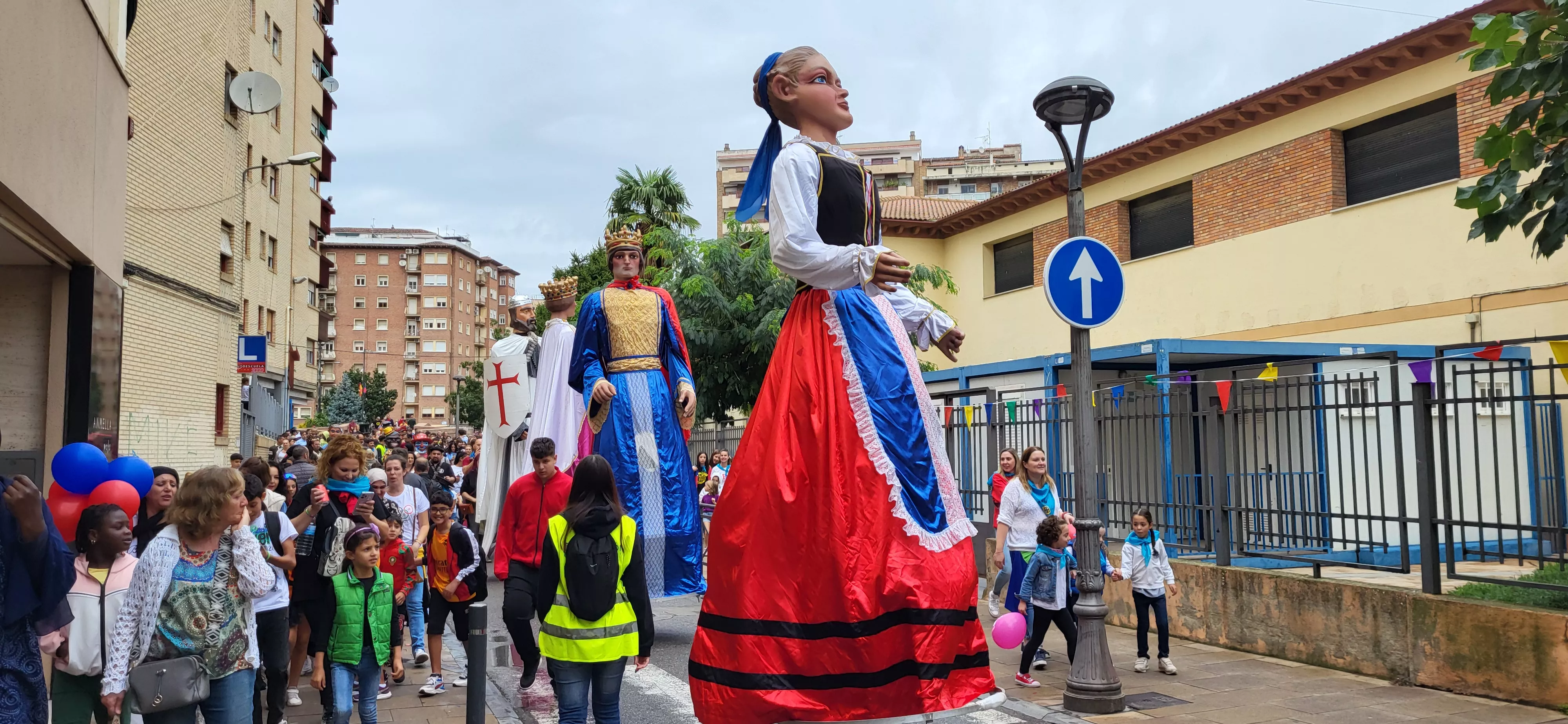 Codetazo infantil con el que Monzón ha iniciado las fiestas de San Mateo 2024. Foto Mercedes Manterola