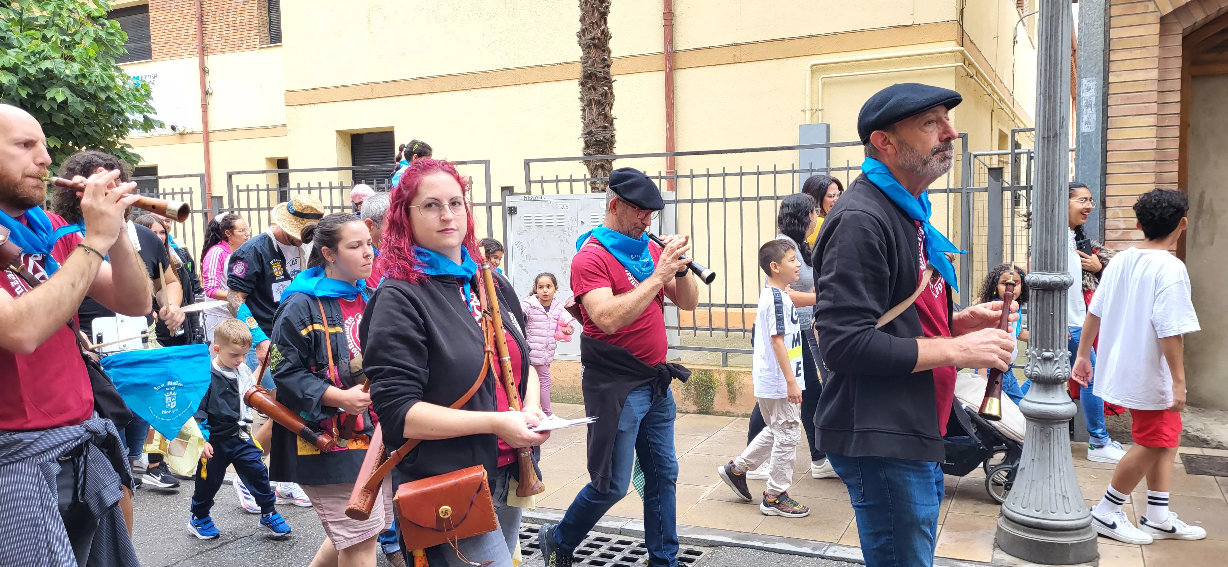 Codetazo infantil con el que Monzón ha iniciado las fiestas de San Mateo 2024. Foto Mercedes Manterola