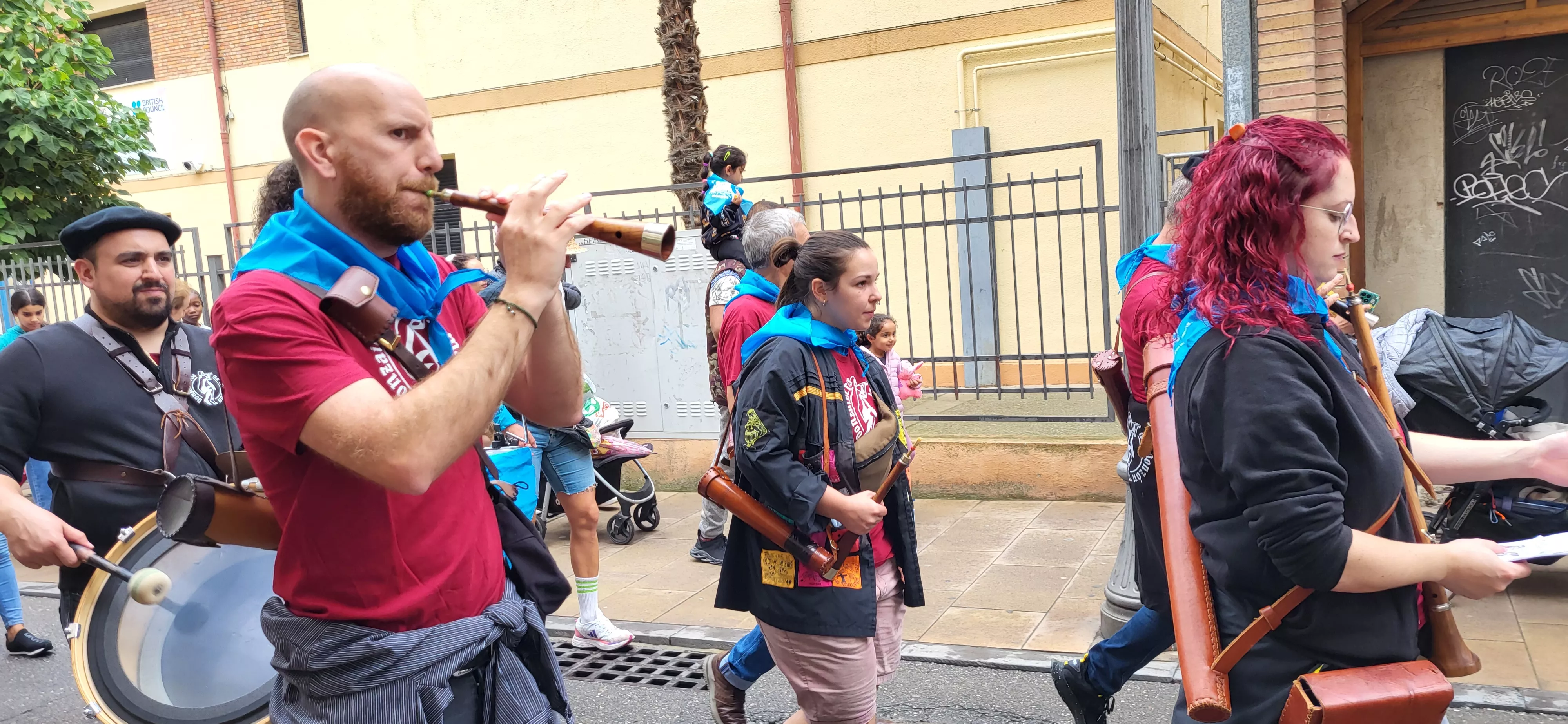 Codetazo infantil con el que Monzón ha iniciado las fiestas de San Mateo 2024. Foto Mercedes Manterola