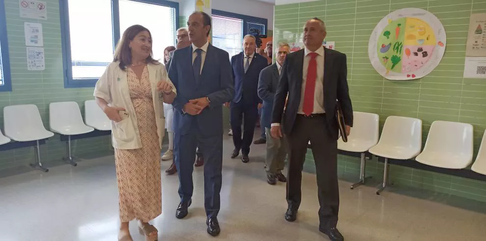 Zona de Pediatría del centro de salud de Fraga. Departamento de Sanidad