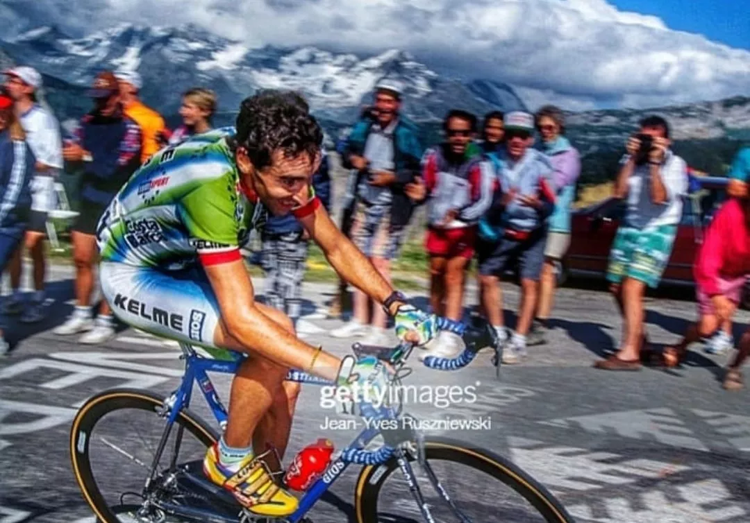 Escartín, el último altoaragonés en correr un Mundial de ciclismo. Foto: Gettyimages Jean-Yves Ruszniewski