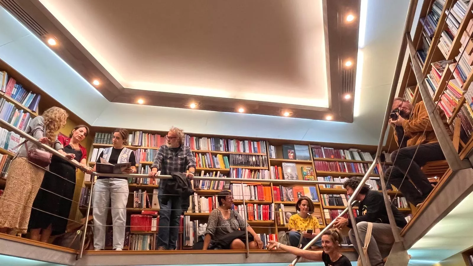 Presentación del libro No de Isidro Ferrer en la librería Anónima. Foto Mercedes Manterola