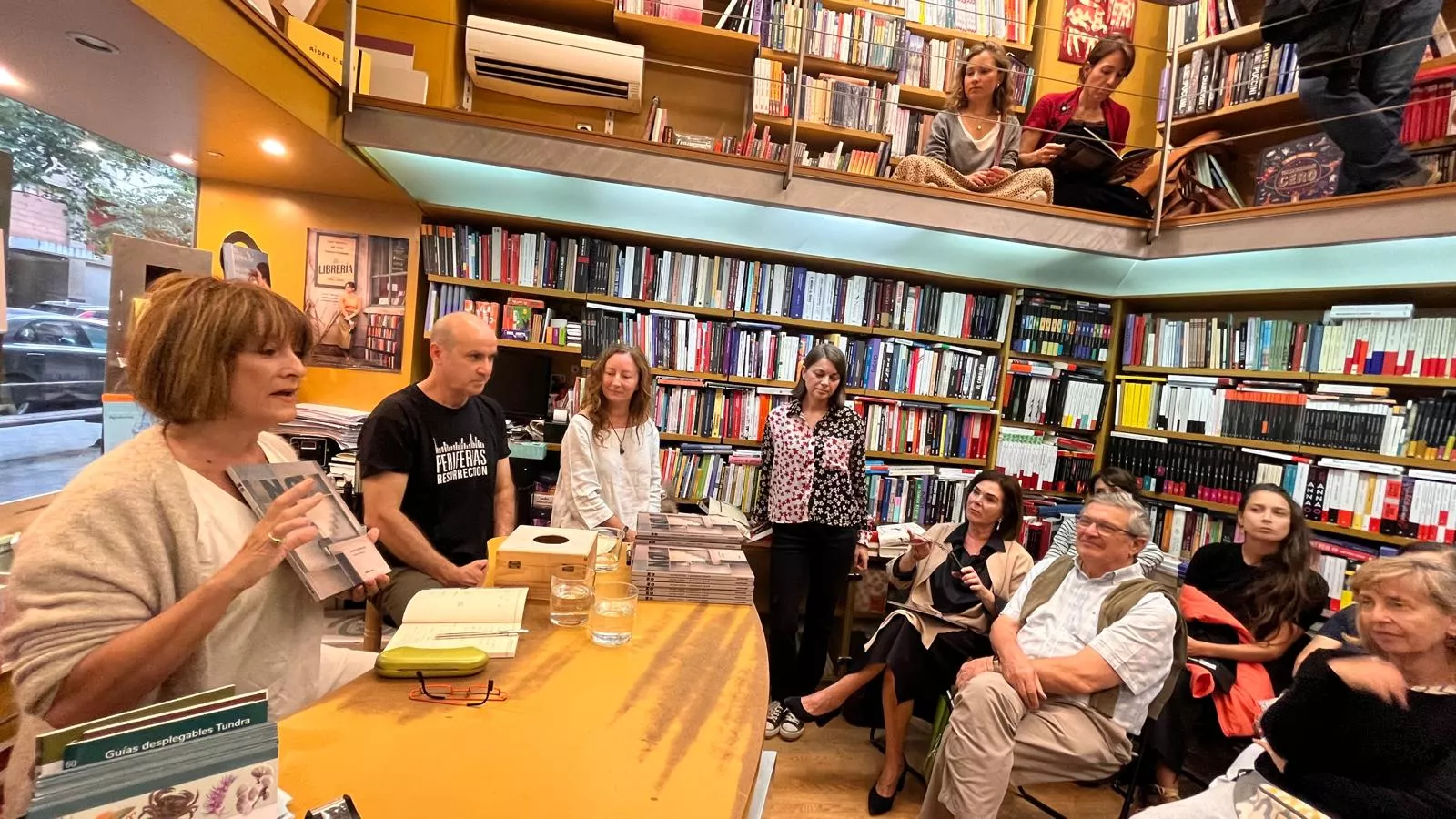 Presentación del libro No de Isidro Ferrer en la librería Anónima. Foto Mercedes Manterola