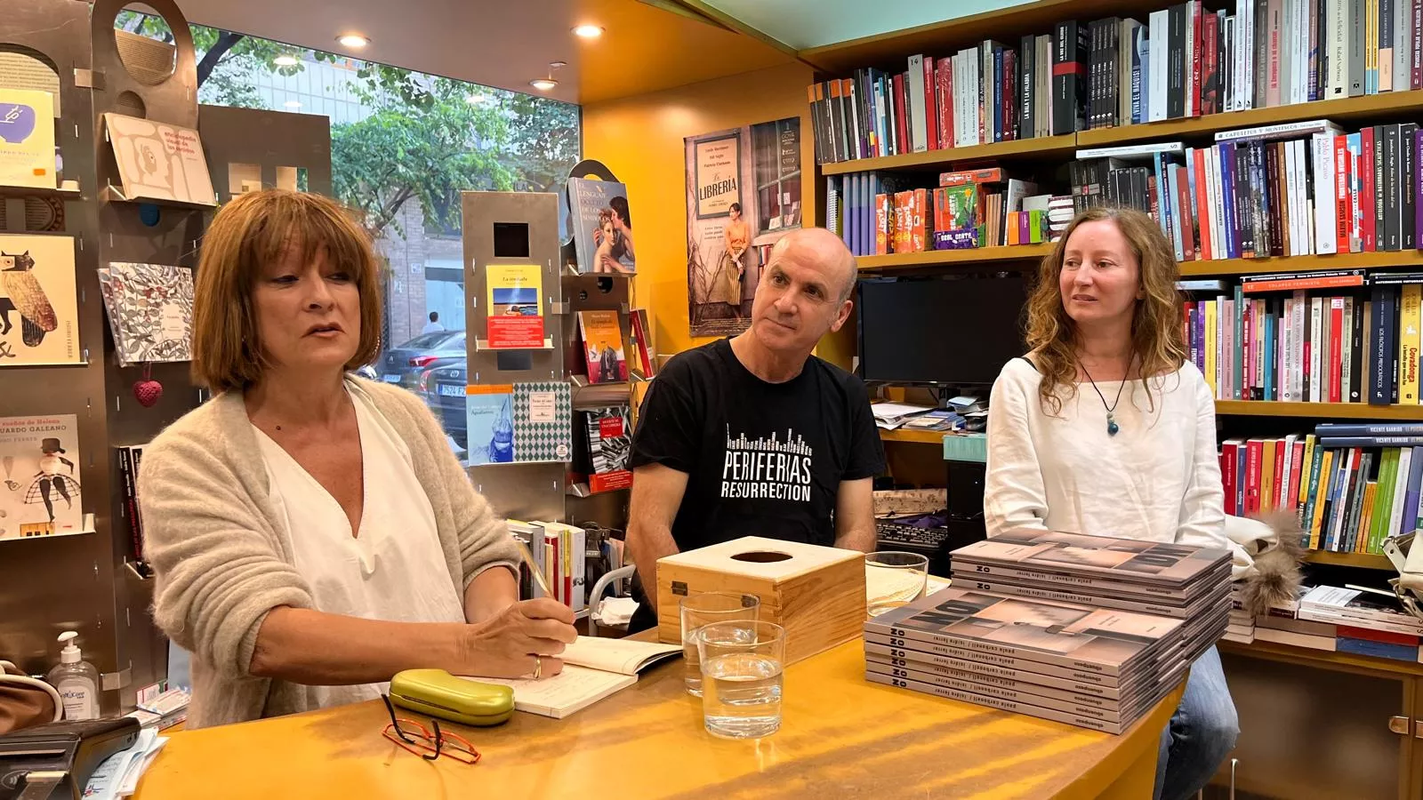 Rosa Tabernero, Isidro Ferrer y Arianna Squilloni. Foto Mercedes Manterola
