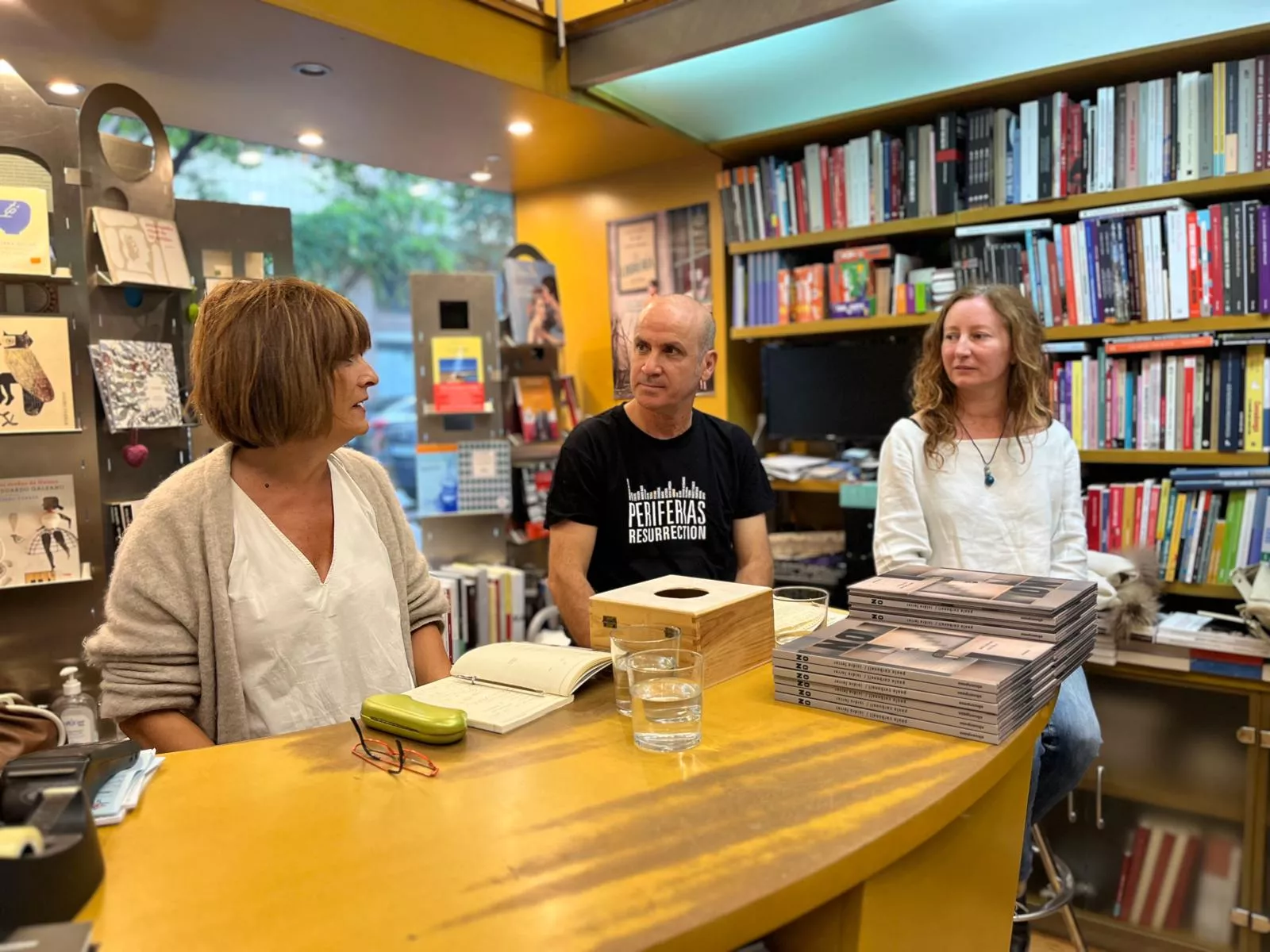 Presentación del libro No de Isidro Ferrer en la librería Anónima. Foto Mercedes Manterola