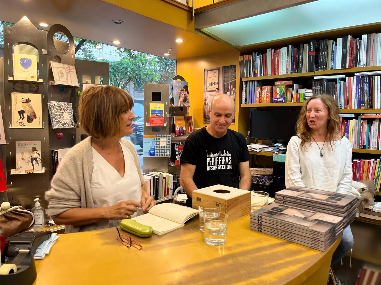 Presentación del libro No de Isidro Ferrer en la librería Anónima. Foto Mercedes Manterola