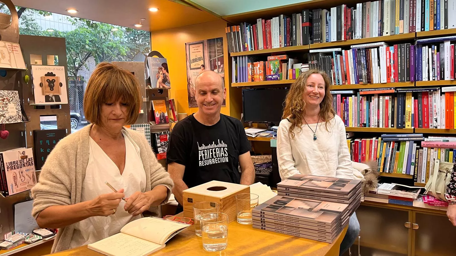Rosa Tabernero, Isidro Ferrer y Arianna Squilloni. Foto Mercedes Manterola