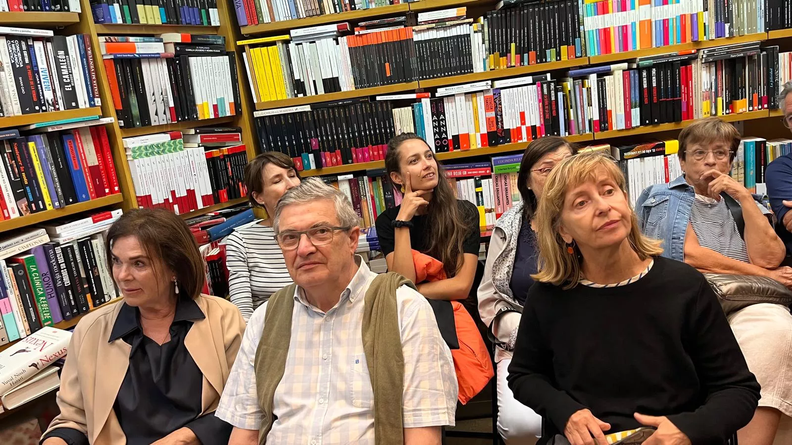 Presentación del libro No de Isidro Ferrer en la librería Anónima. Foto Mercedes Manterola