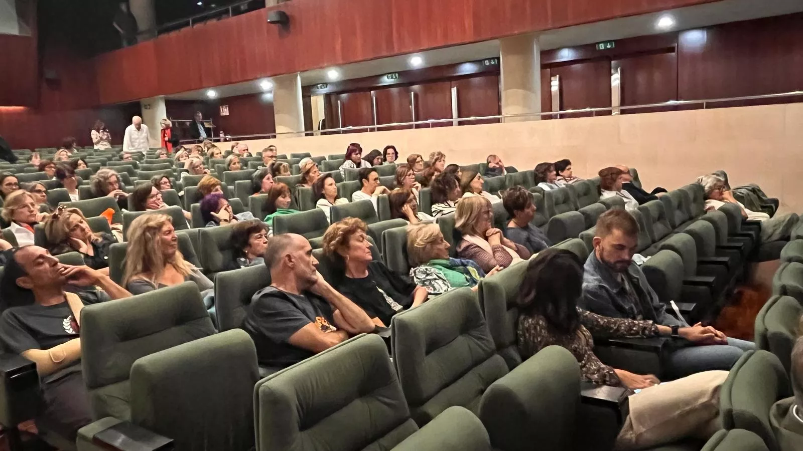 Participación de Alzhéimer Huesca en la Muestra de Cine Realizado por Mujeres. Foto Mercedes Manterola