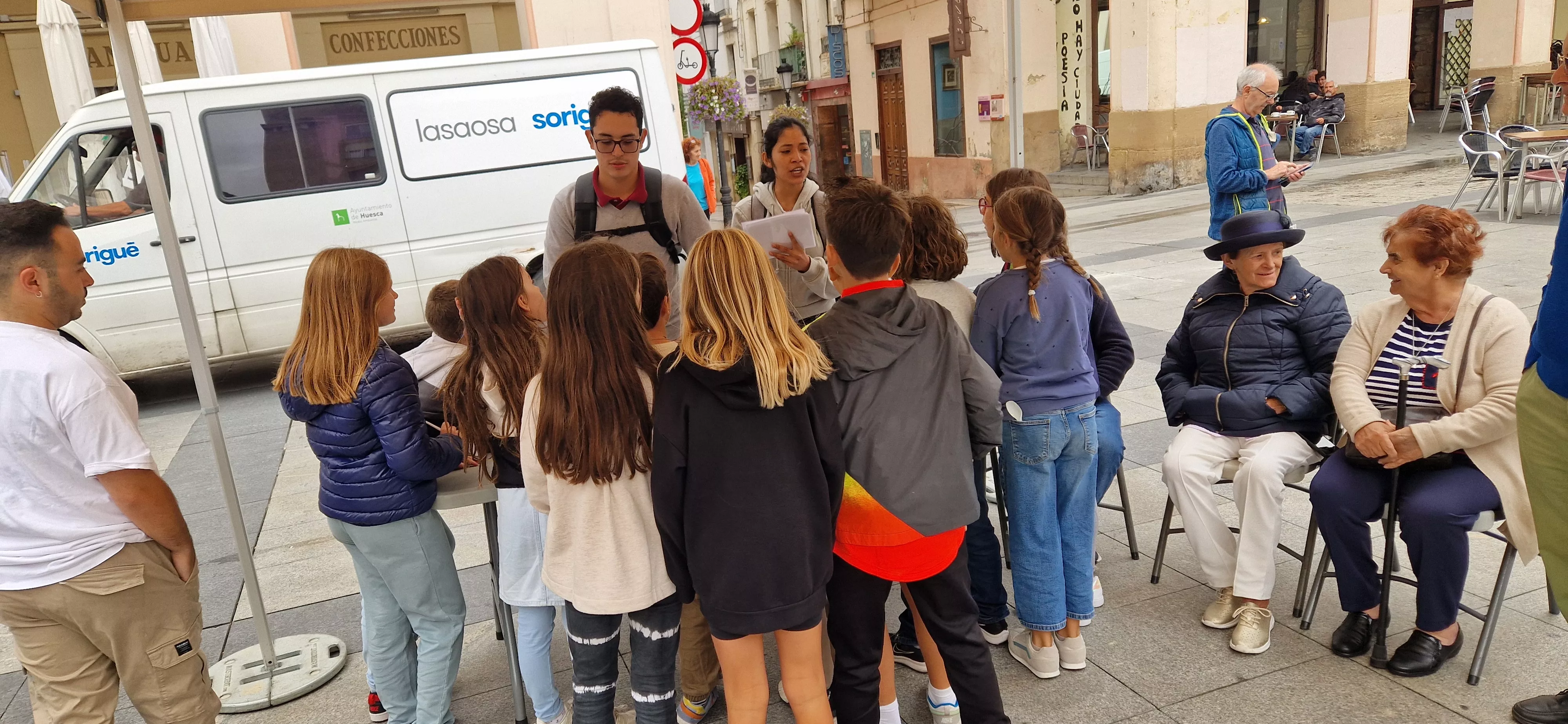 Jornada intergeneracional 2024 organizada por Alzhéimer Huesca. Foto Myriam Martínez 