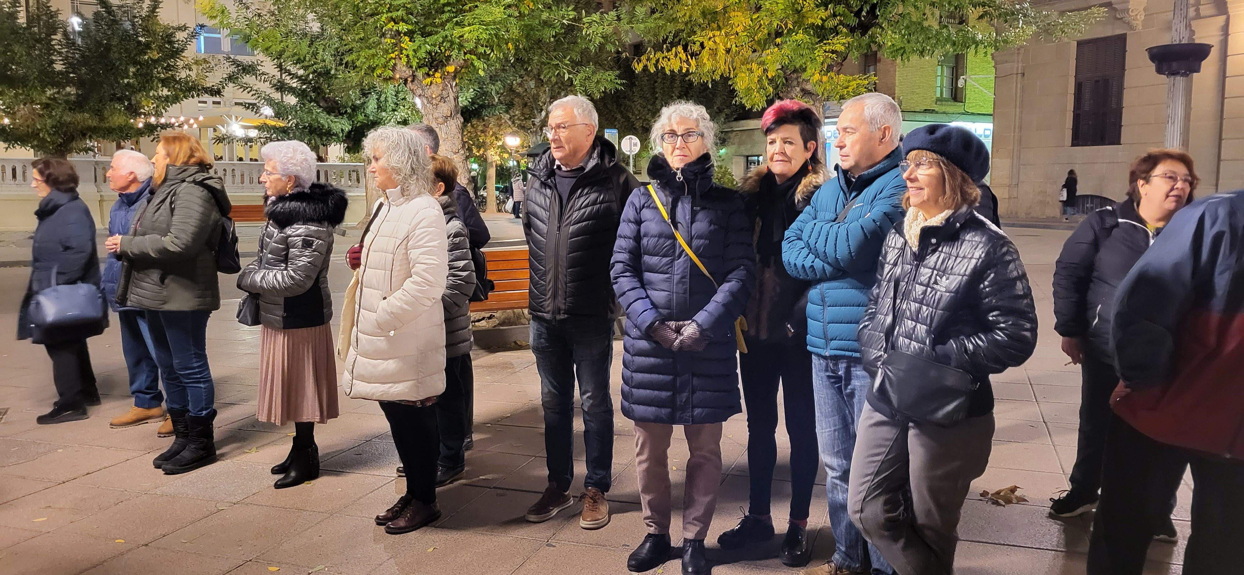 Concentración por el fin de la violencia contra las mujeres en Huesca