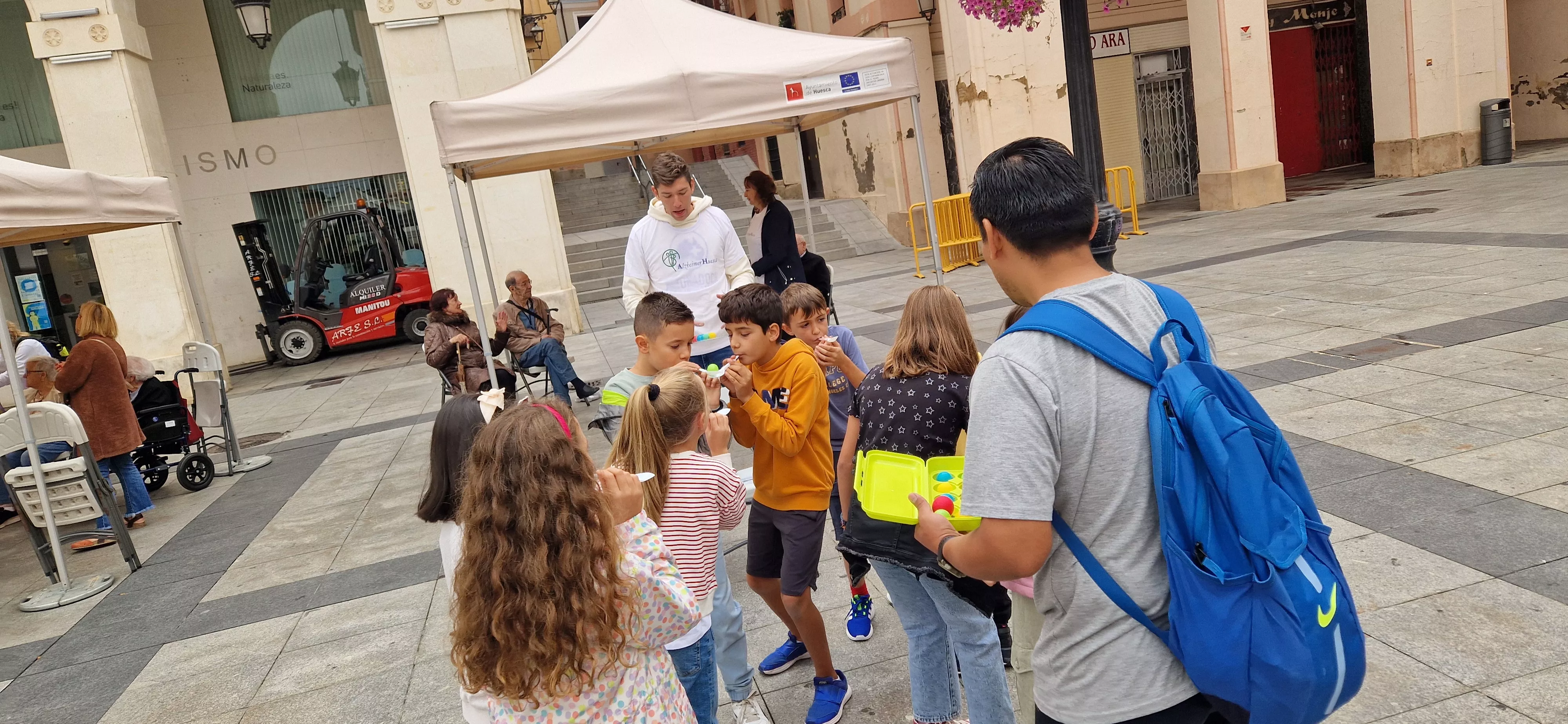 Jornada intergeneracional 2024 organizada por Alzhéimer Huesca. Foto Myriam Martínez 