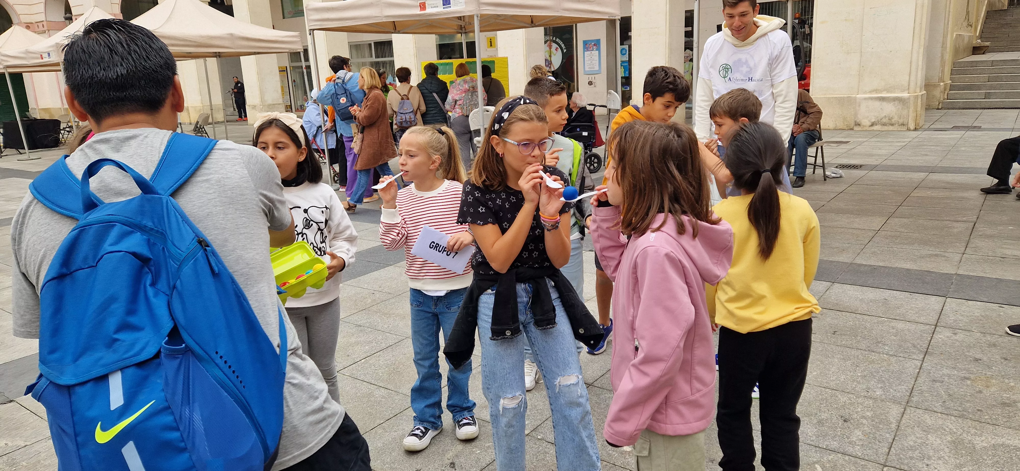 Jornada intergeneracional 2024 organizada por Alzhéimer Huesca. Foto Myriam Martínez 
