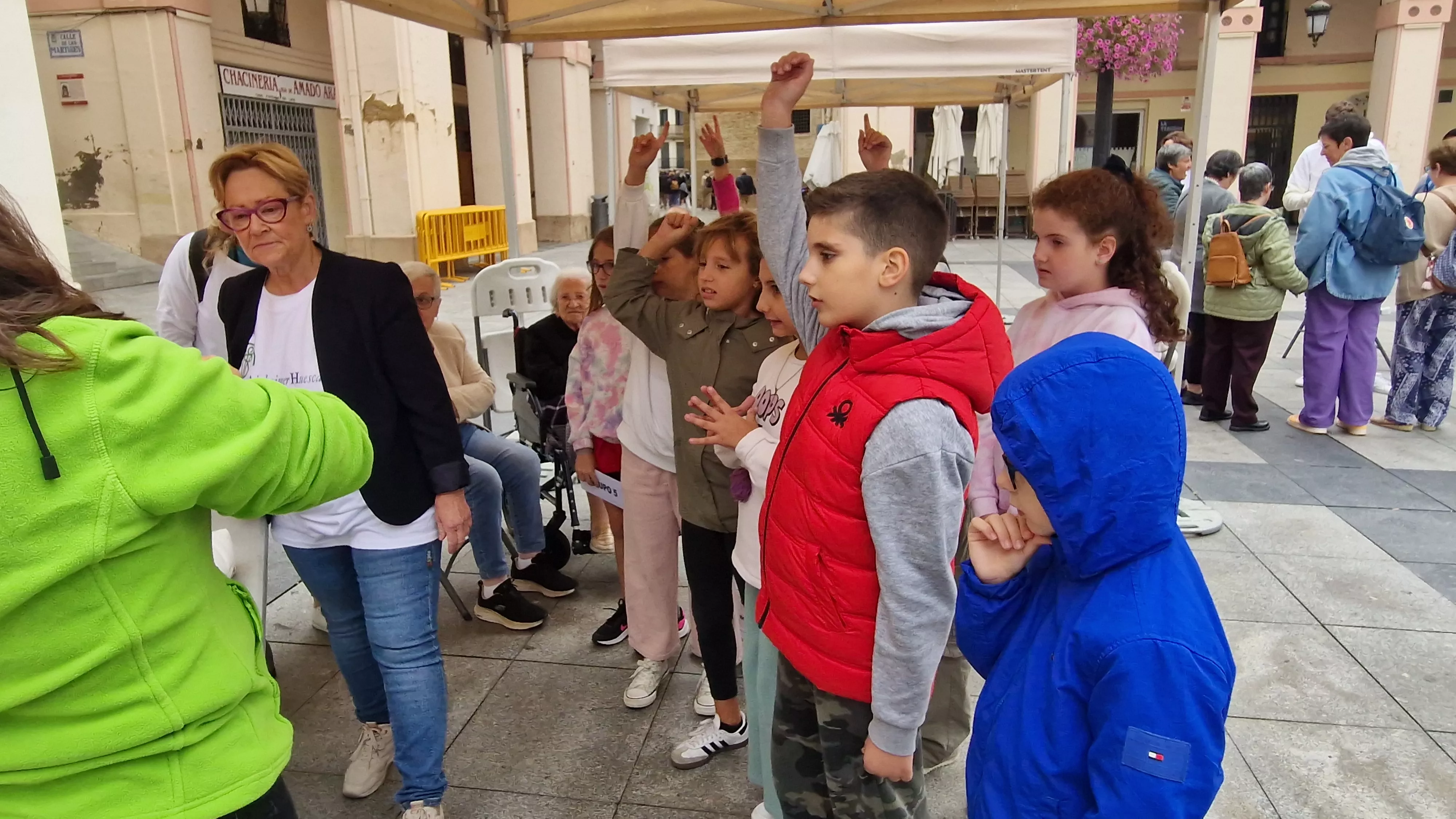 Jornada intergeneracional 2024 organizada por Alzhéimer Huesca. Foto Myriam Martínez 