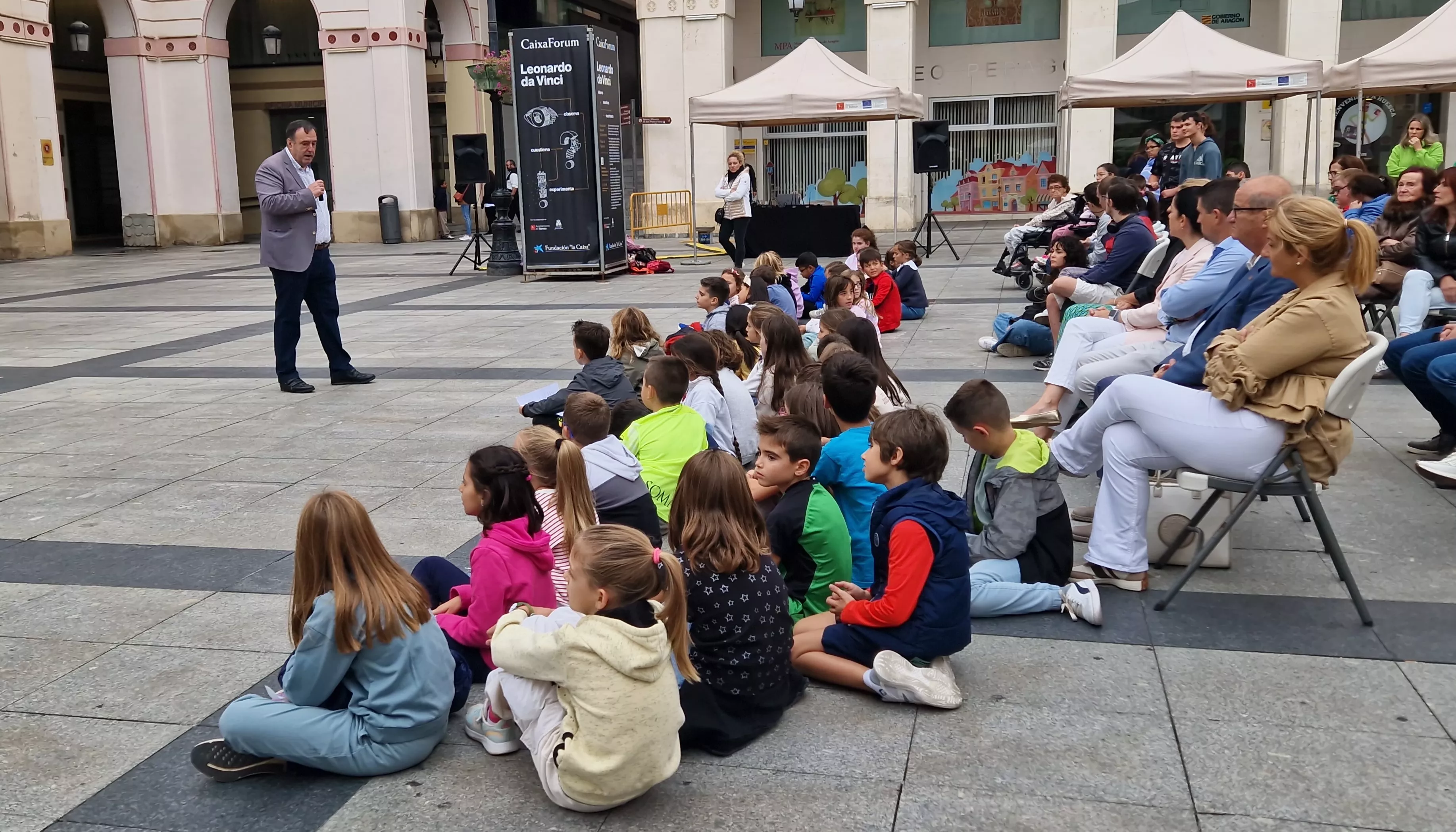 Jornada intergeneracional 2024 organizada por Alzhéimer Huesca. Foto Myriam Martínez 