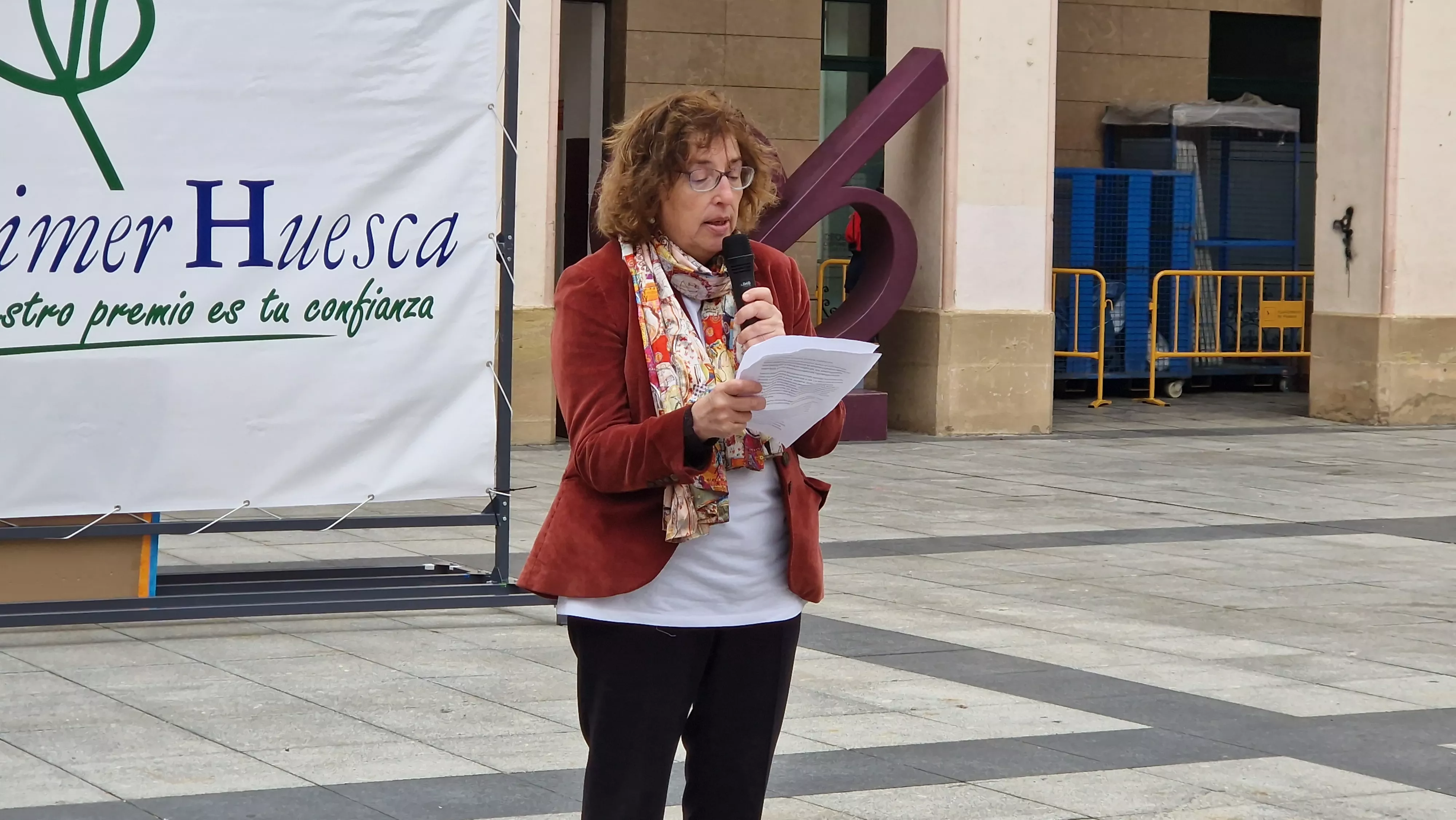 Jornada intergeneracional 2024 organizada por Alzhéimer Huesca. Foto Myriam Martínez 