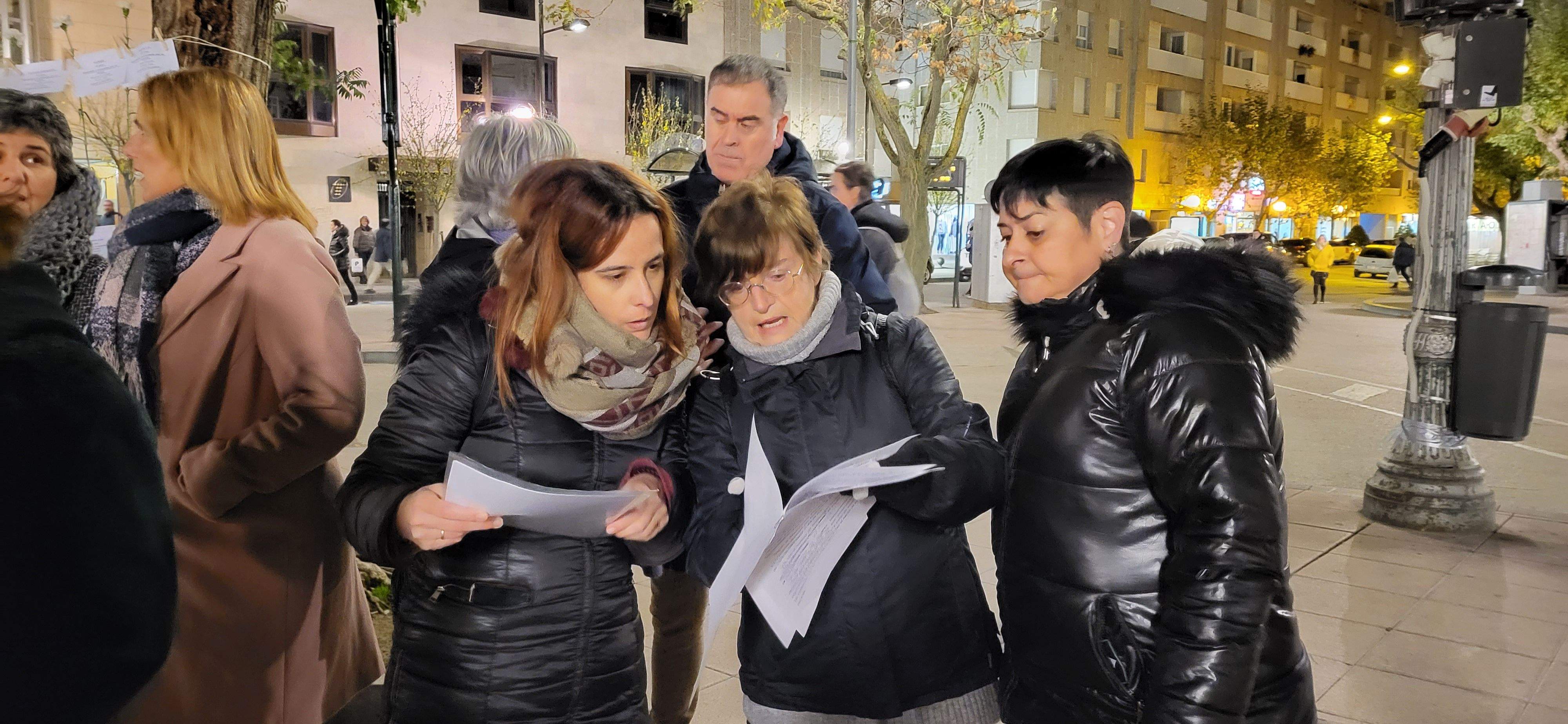 Concentración por el fin de la violencia contra las mujeres en Huesca