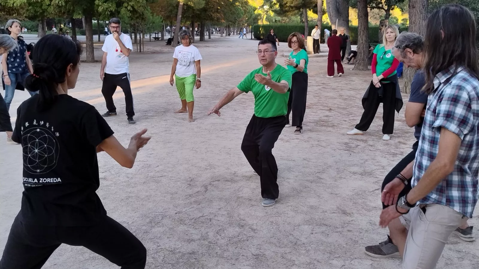 La Escuela de Tai chi Huesca, en la 20 edición del Encuentro de Tai Chi Chuan de Madrid.