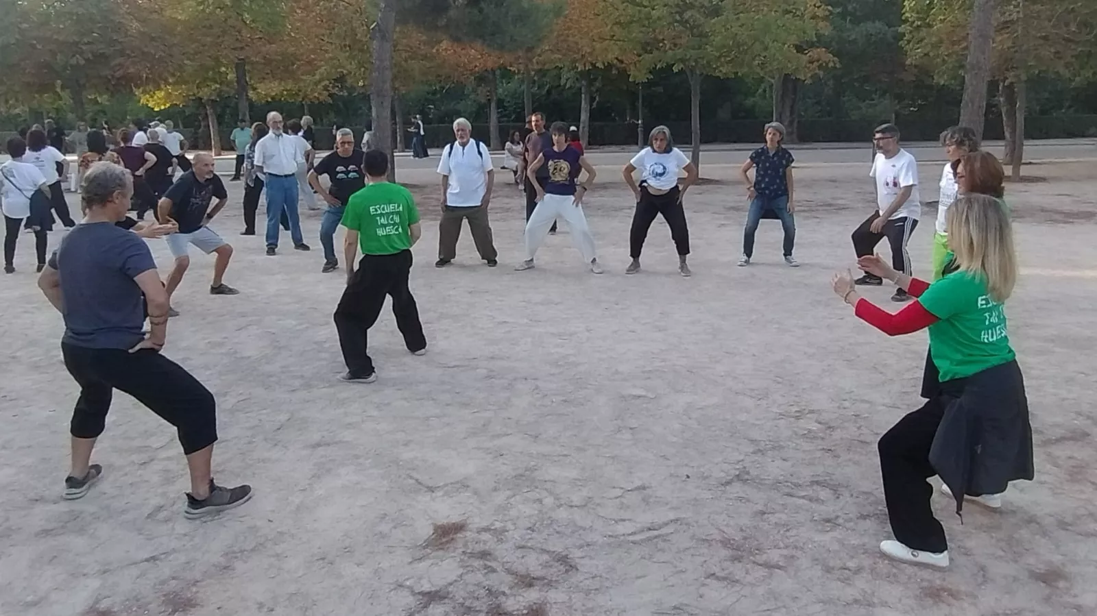 La Escuela de Tai chi Huesca, en la 20 edición del Encuentro de Tai Chi Chuan de Madrid.