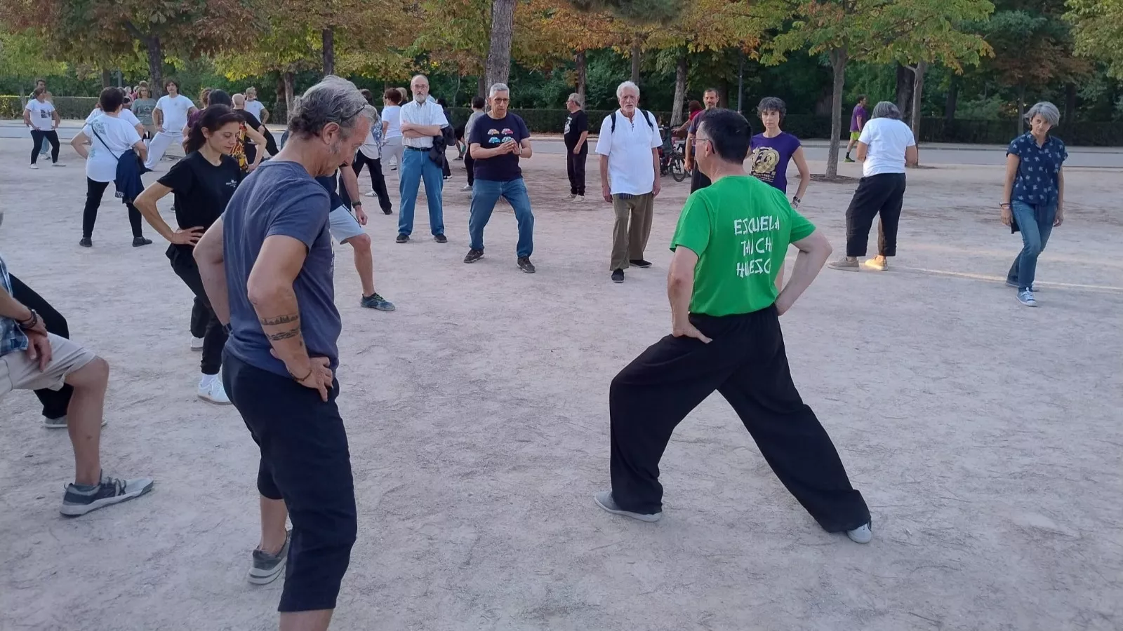 La Escuela de Tai chi Huesca, en la 20 edición del Encuentro de Tai Chi Chuan de Madrid.