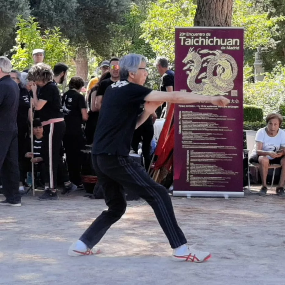 La Escuela de Tai chi Huesca, en la 20 edición del Encuentro de Tai Chi Chuan de Madrid.
