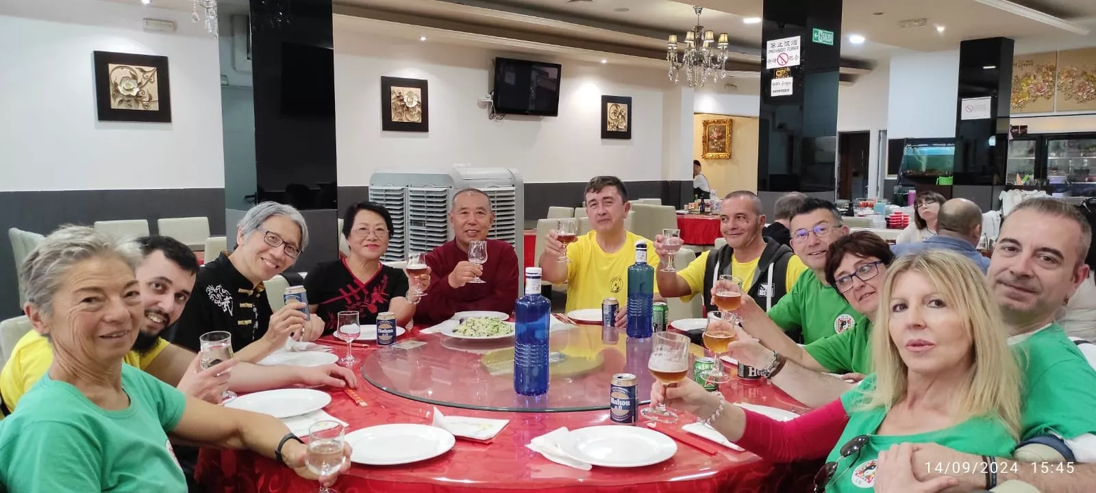 La Escuela de Tai chi Huesca, en la 20 edición del Encuentro de Tai Chi Chuan de Madrid.