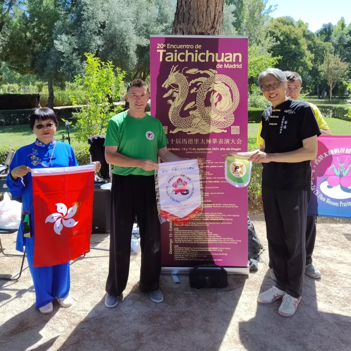 La Escuela de Tai chi Huesca, en la 20 edición del Encuentro de Tai Chi Chuan de Madrid.