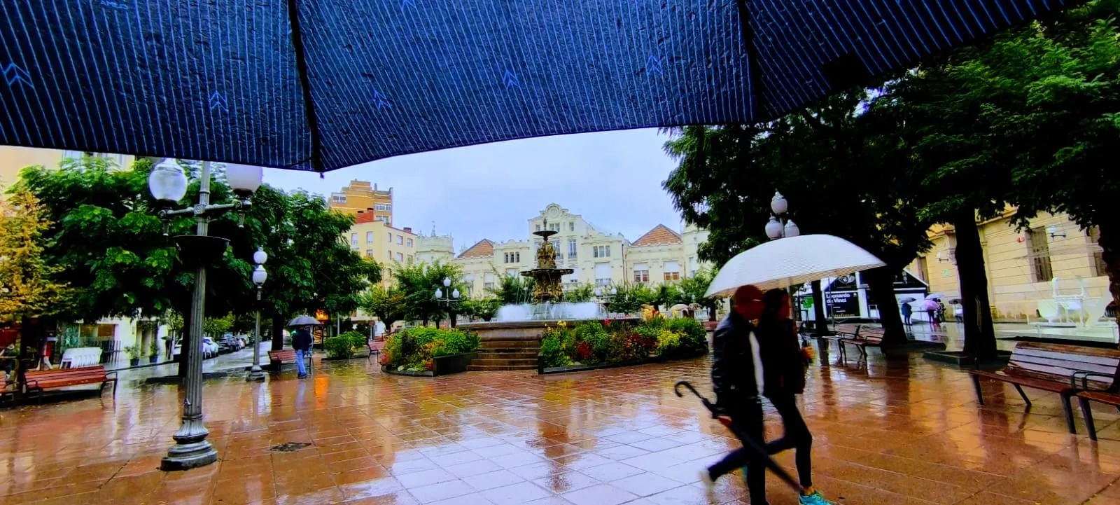 La provincia de Huesca, en aviso amarillo por lluvias este lunes. Foto Joaquín Santafé