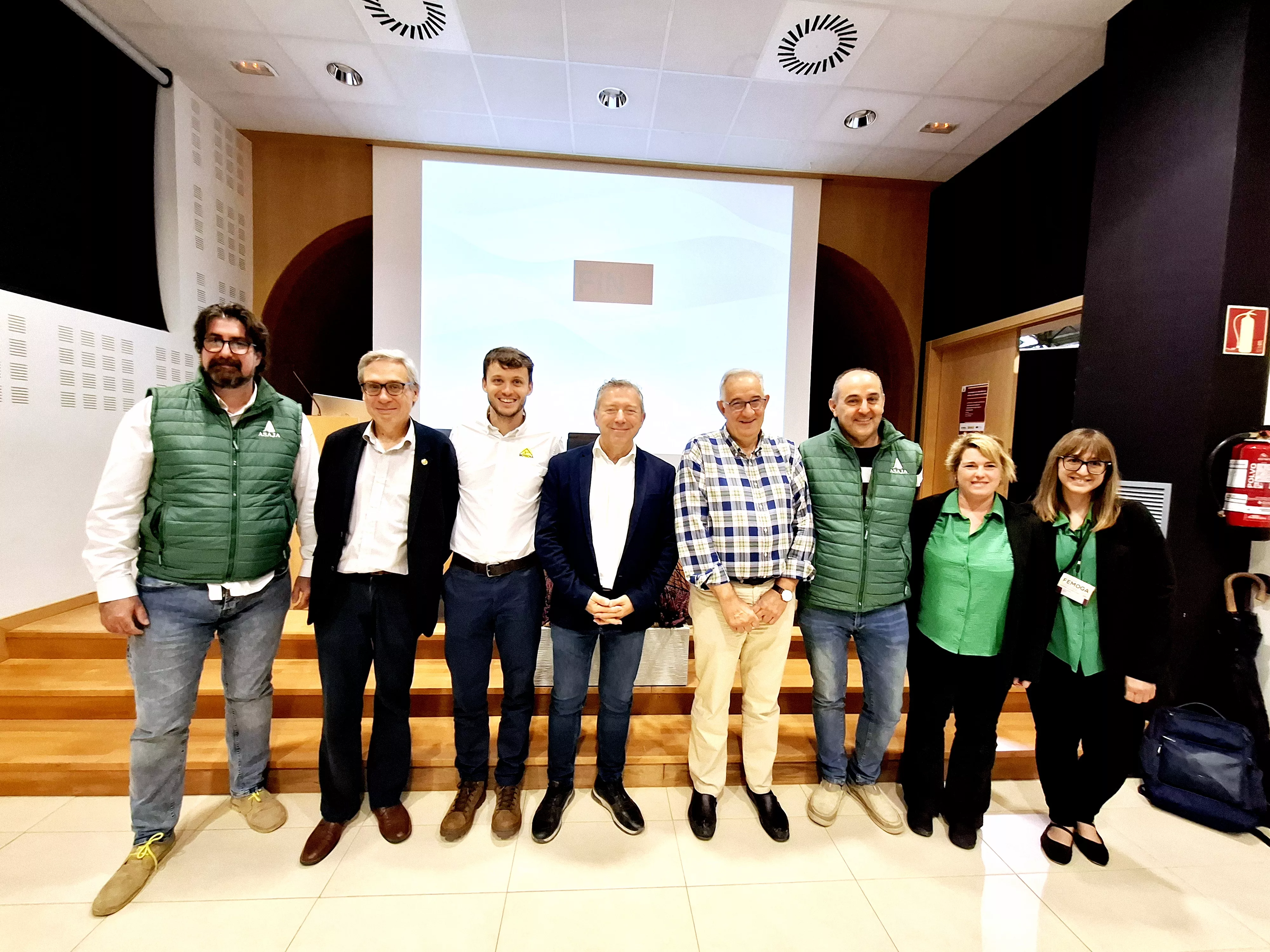 Segunda jornada de Femoga pasada por agua. Jornada del porcino de Asaja