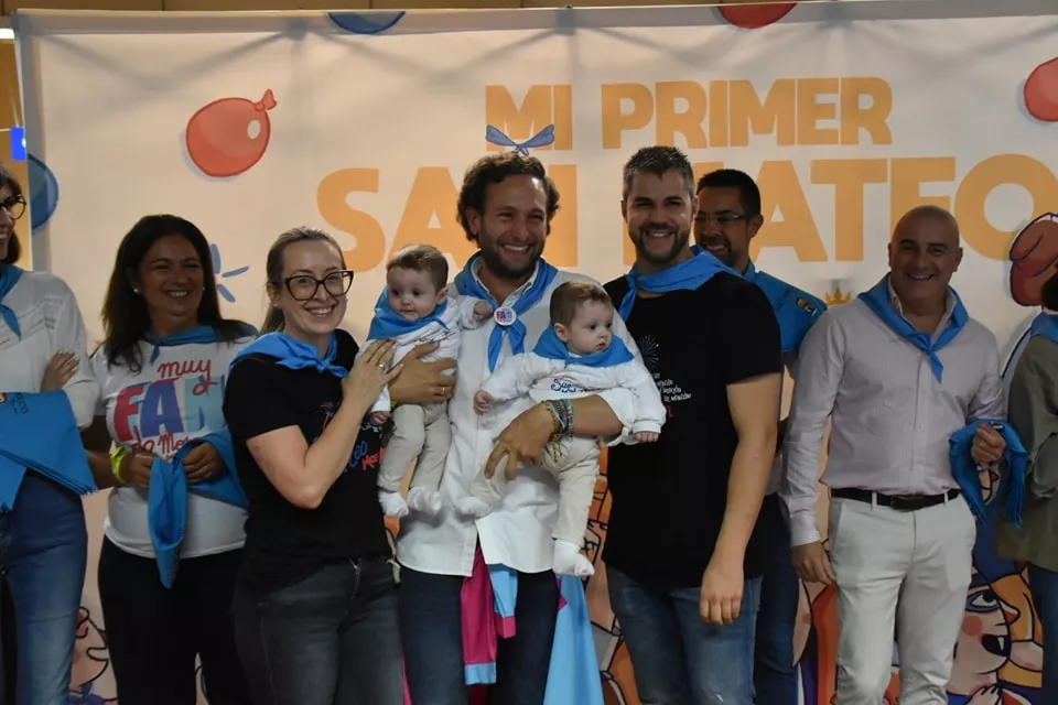 Participantes en "Mi primer San Mateo" de las fiestas de Monzón.