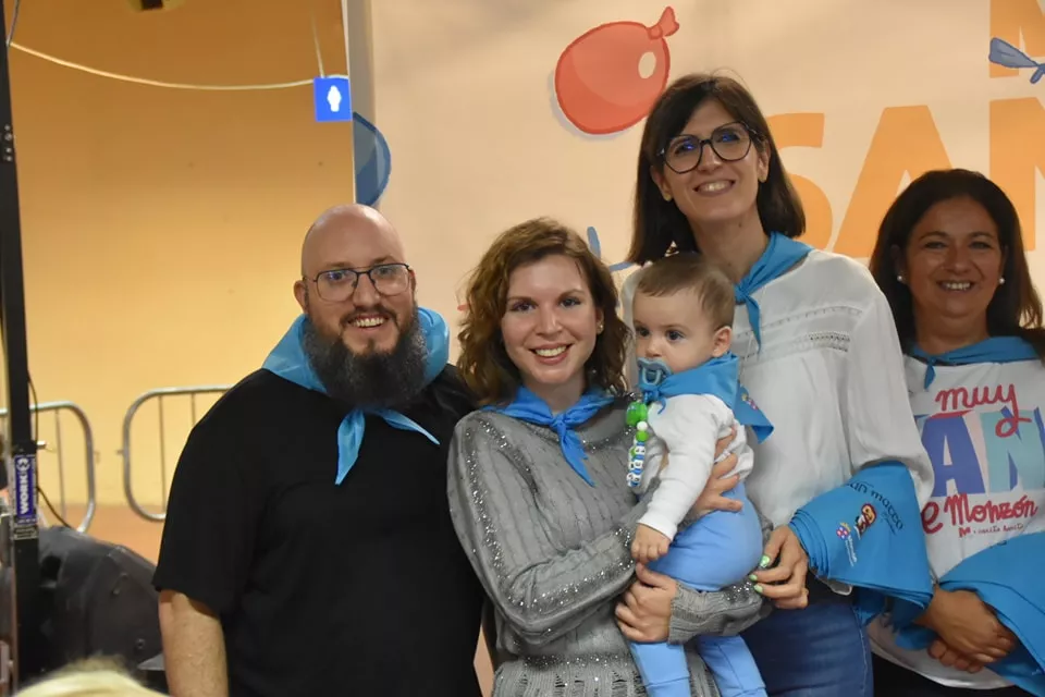 Participantes en "Mi primer San Mateo" de las fiestas de Monzón.