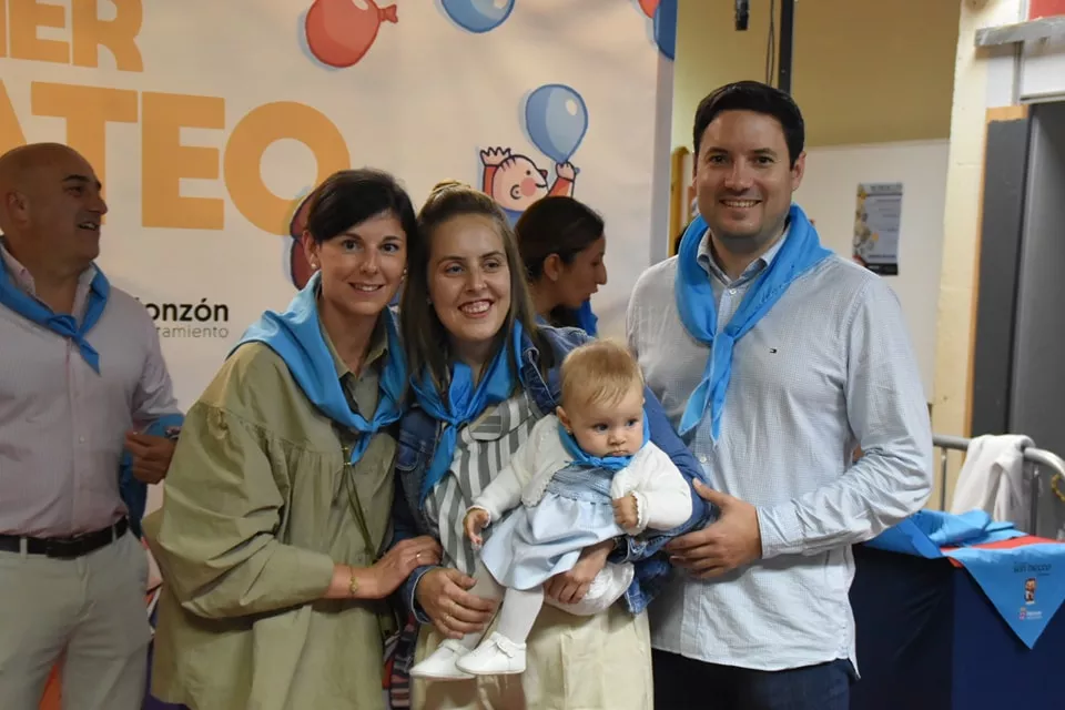 Participantes en "Mi primer San Mateo" de las fiestas de Monzón.