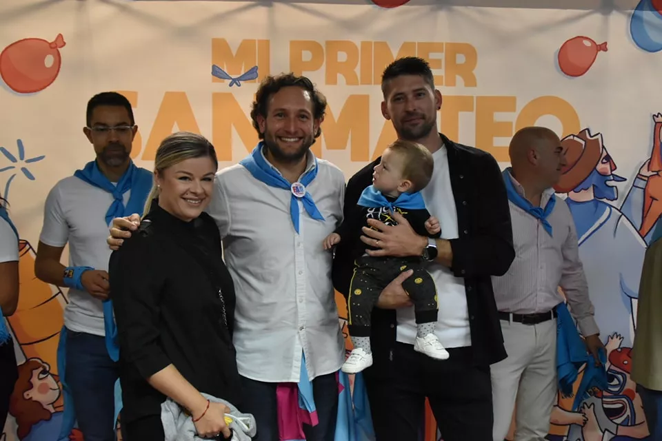 Participantes en "Mi primer San Mateo" de las fiestas de Monzón.